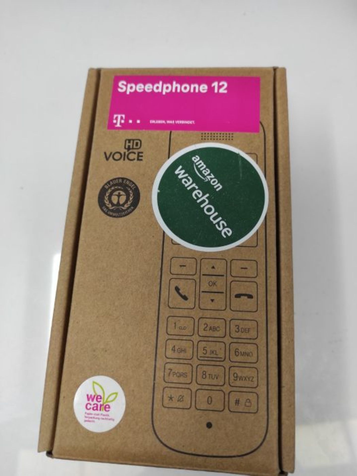 Telekom Speedphone 12 landline phone in black cordless | For use on current routers wi - Image 2 of 3