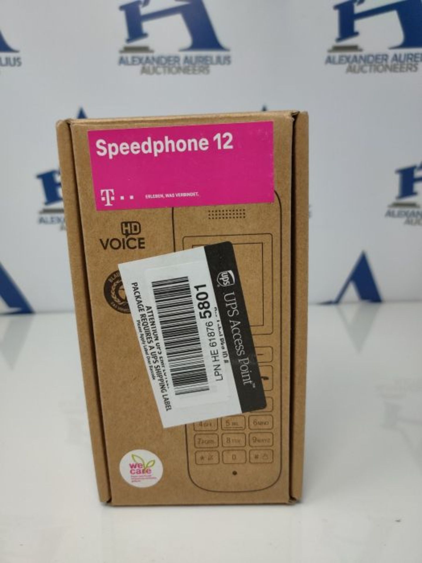 Telekom landline phone Speedphone 12 in black cordless | For use on current routers wi - Image 2 of 3