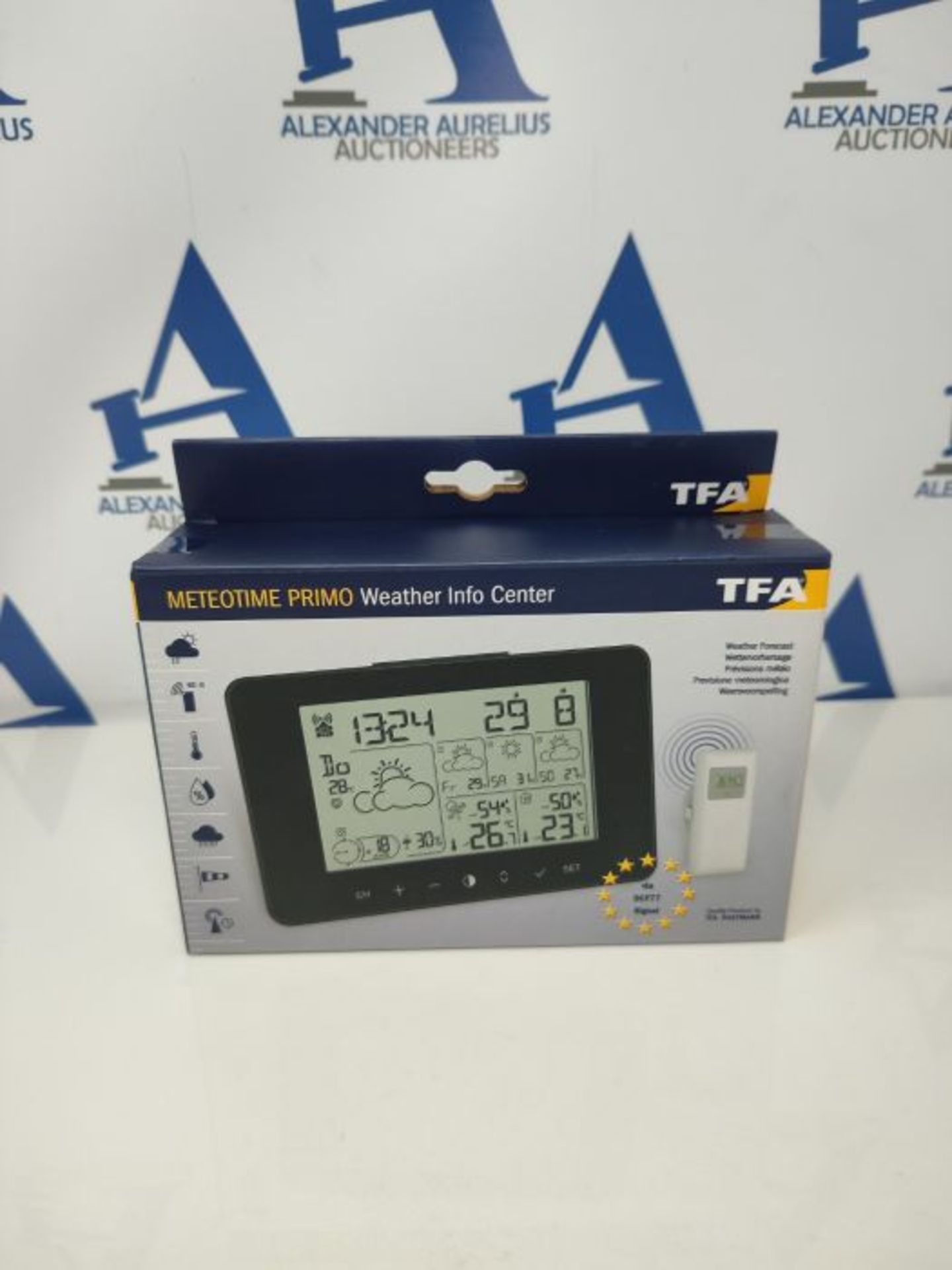 TFA Dostmann Weather Info Centre Meteotime Primo 35.1156.01 Weather Station with Exter - Image 2 of 3
