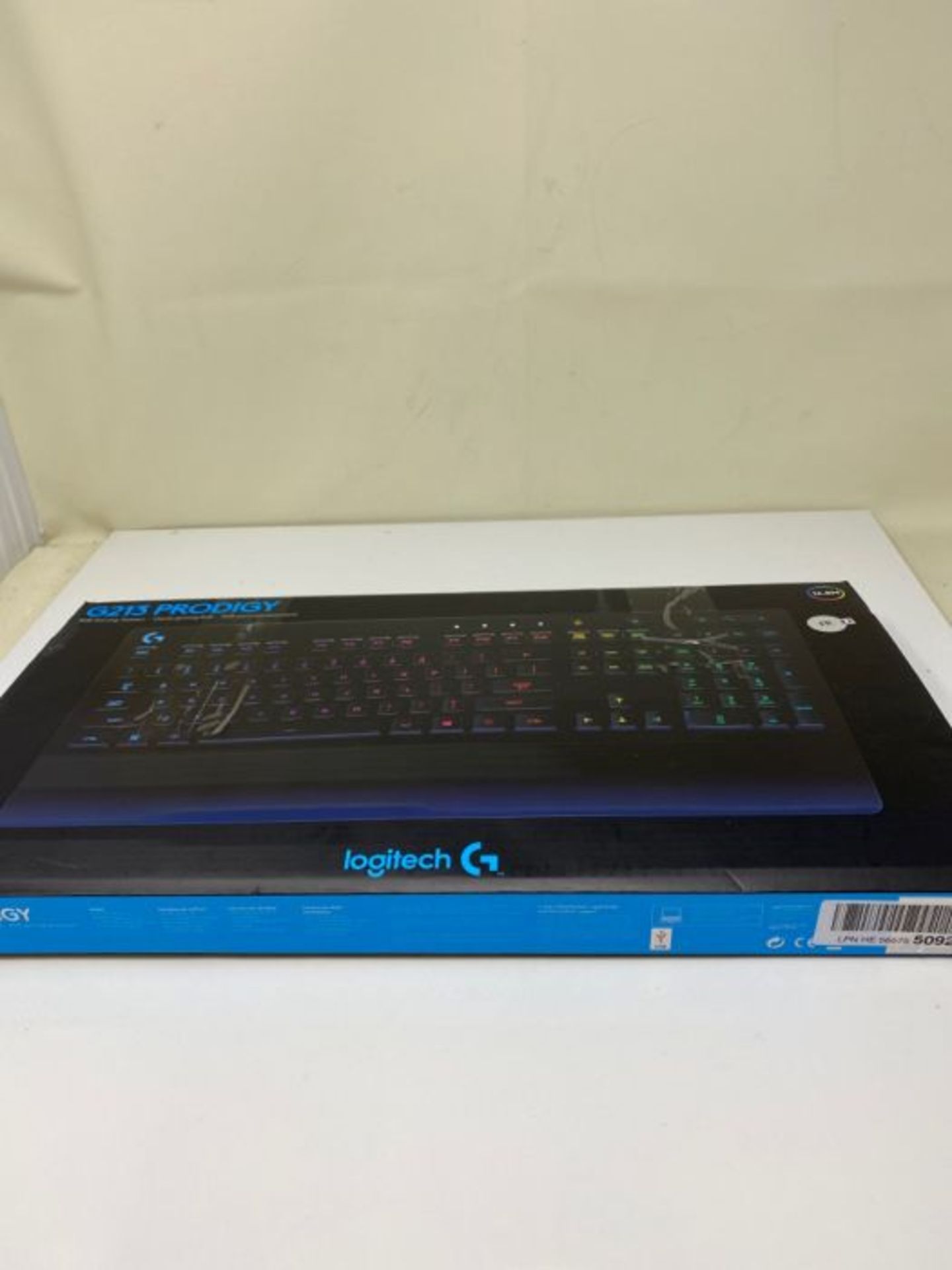 Logitech 920-008088 Prodigy Gaming Keyboard, RGB Backlit, AZERTY French Layout - Black - Image 2 of 3