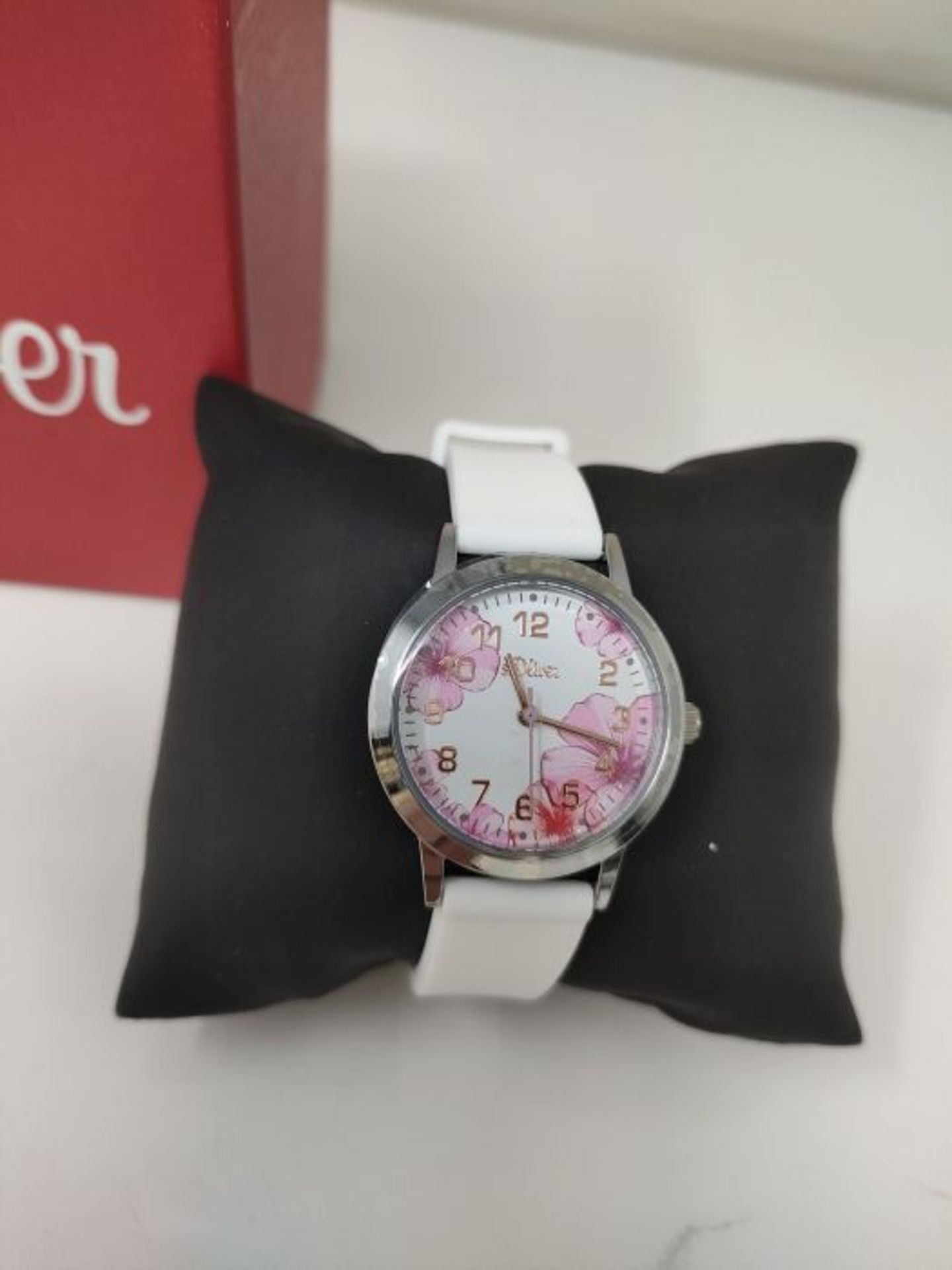 s.Oliver girls analogue quartz watch with silicone strap SO-4076-PQ - Image 3 of 3