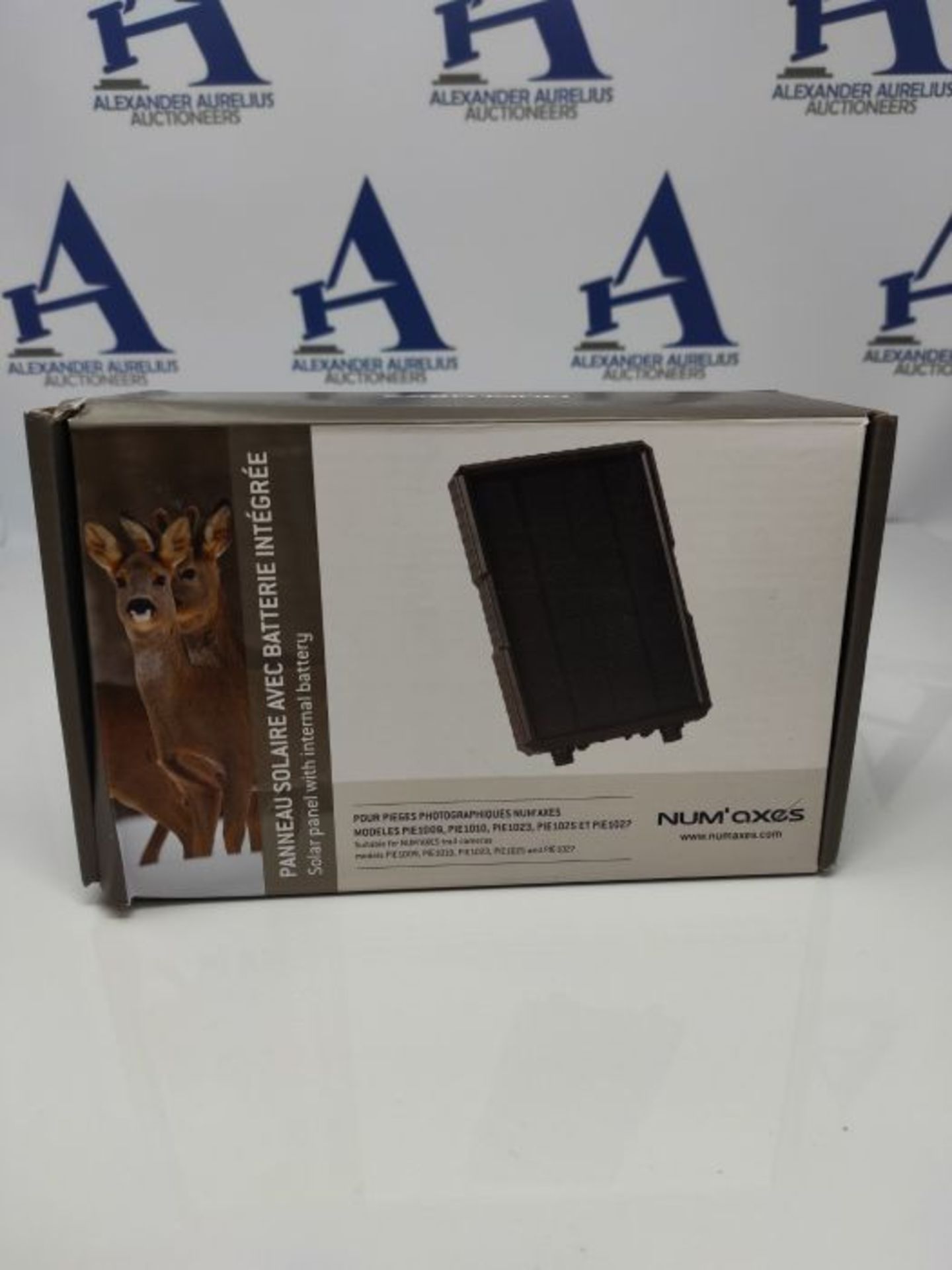 RRP £83.00 Big Solar Panel For Num'Axes Trail Cam PIE1009. PIE1023. PIE1025. PIE1027 & PIE1037 - Image 2 of 3