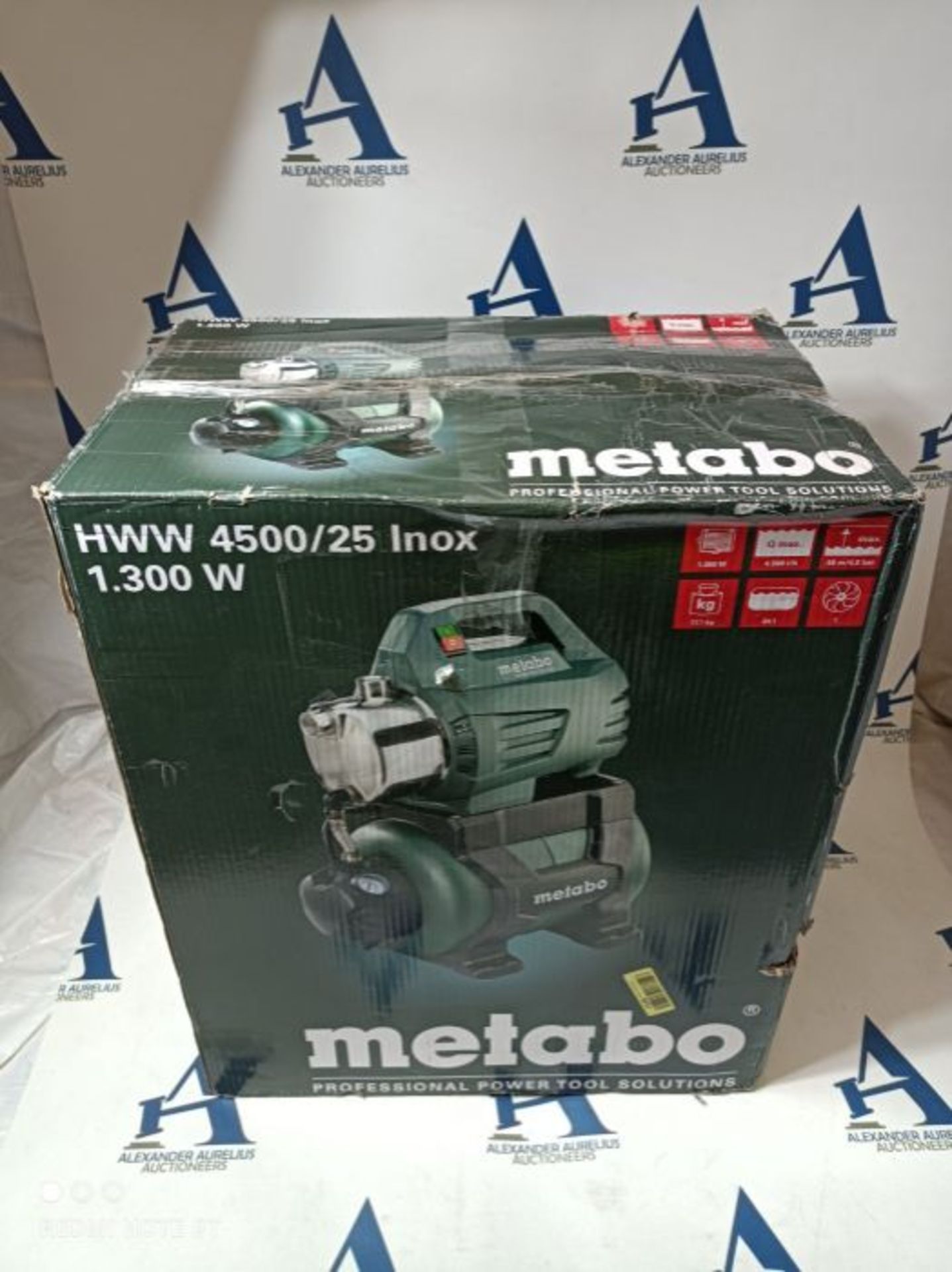 RRP £192.00 Metabo HWW 4500/25 1.300 W Domestic Water Pump - Image 3 of 3