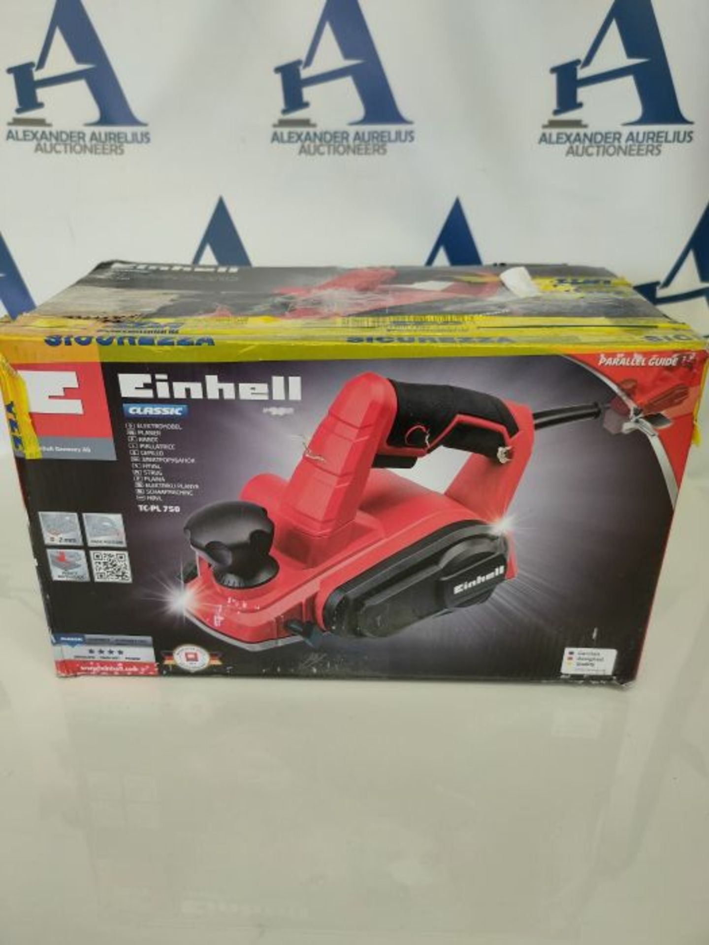 Einhell 4345310 TC-PL 750 Electric Planer | Up To 2mm Chip Depth, Aluminium Soleplate, - Image 2 of 3