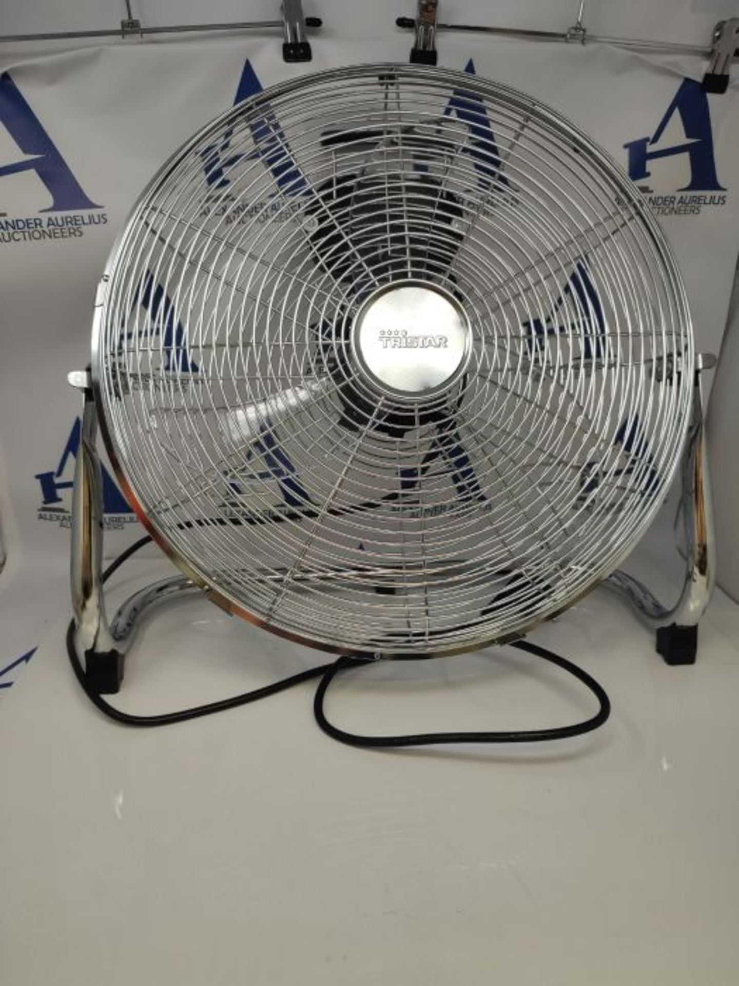 Tristar VE-5936 High Velocity Metal Floor Fan - Image 3 of 3