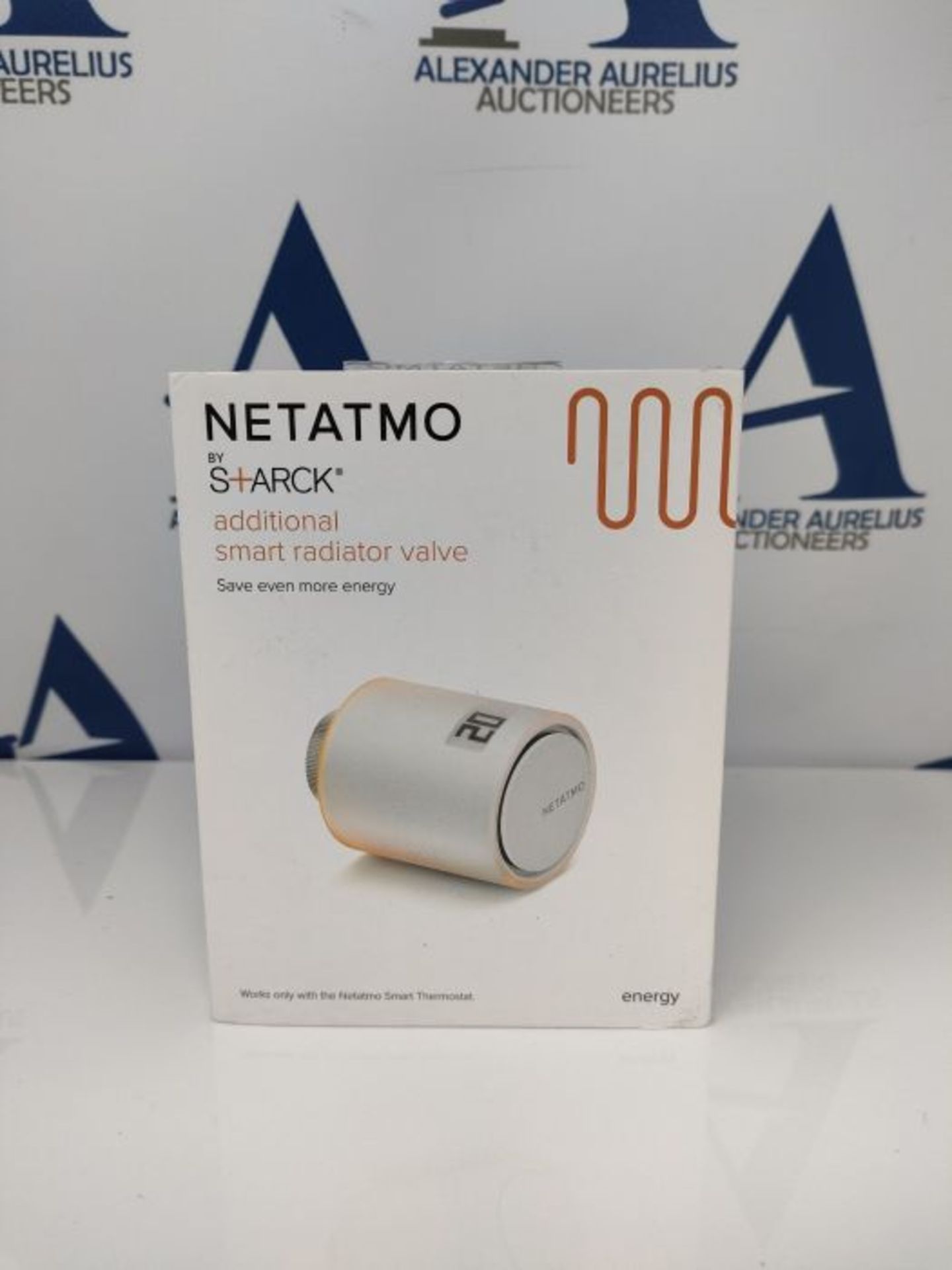 RRP £66.00 Netatmo Additional Smart Radiator Valve, Add-on for Smart Thermostat and for collectiv - Image 2 of 3