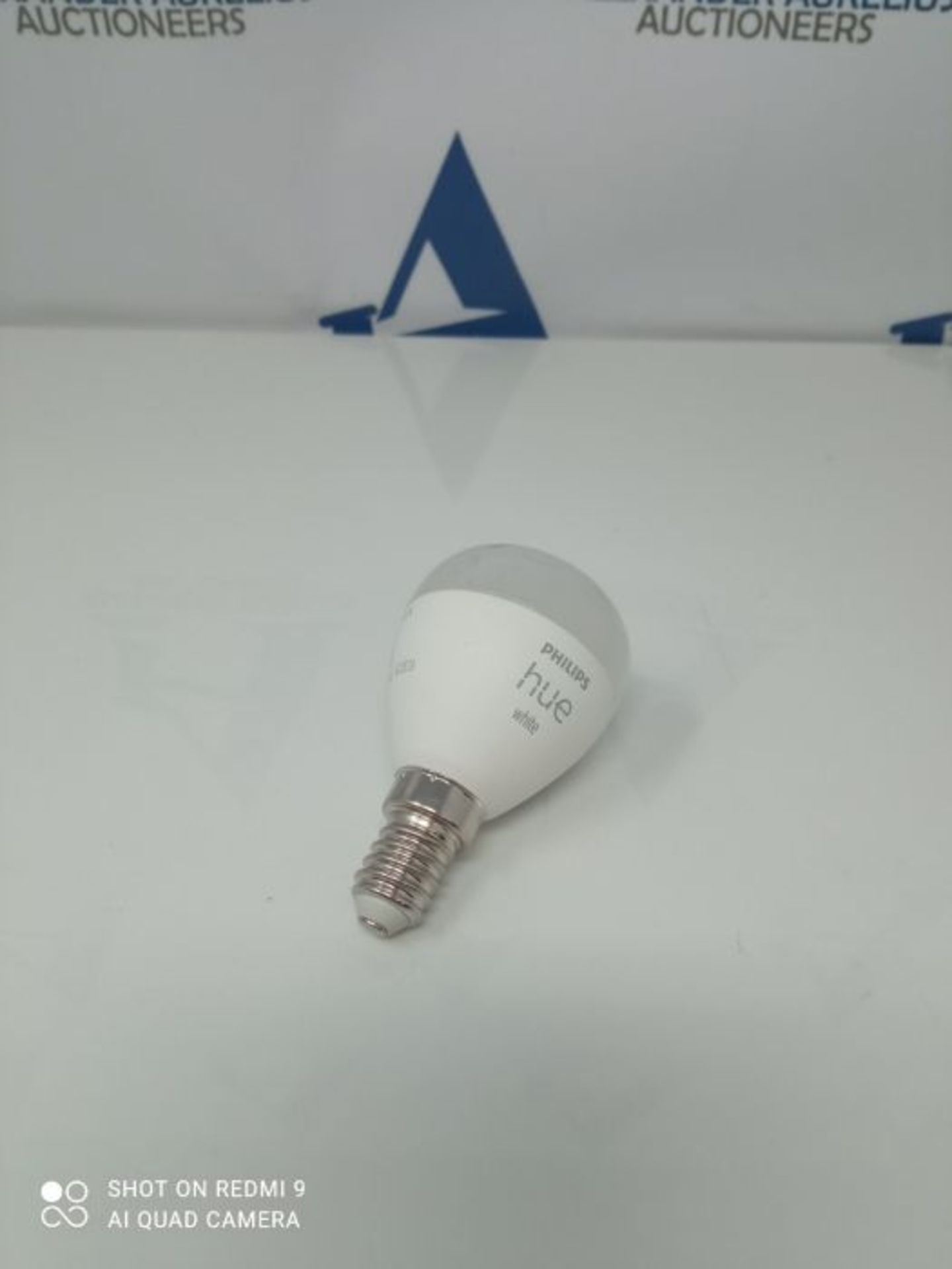 Philips Hue White E14 LED-Tropfen Luster, Einzelpack, dimmbar, warmweiÃxes Licht, st - Image 3 of 3