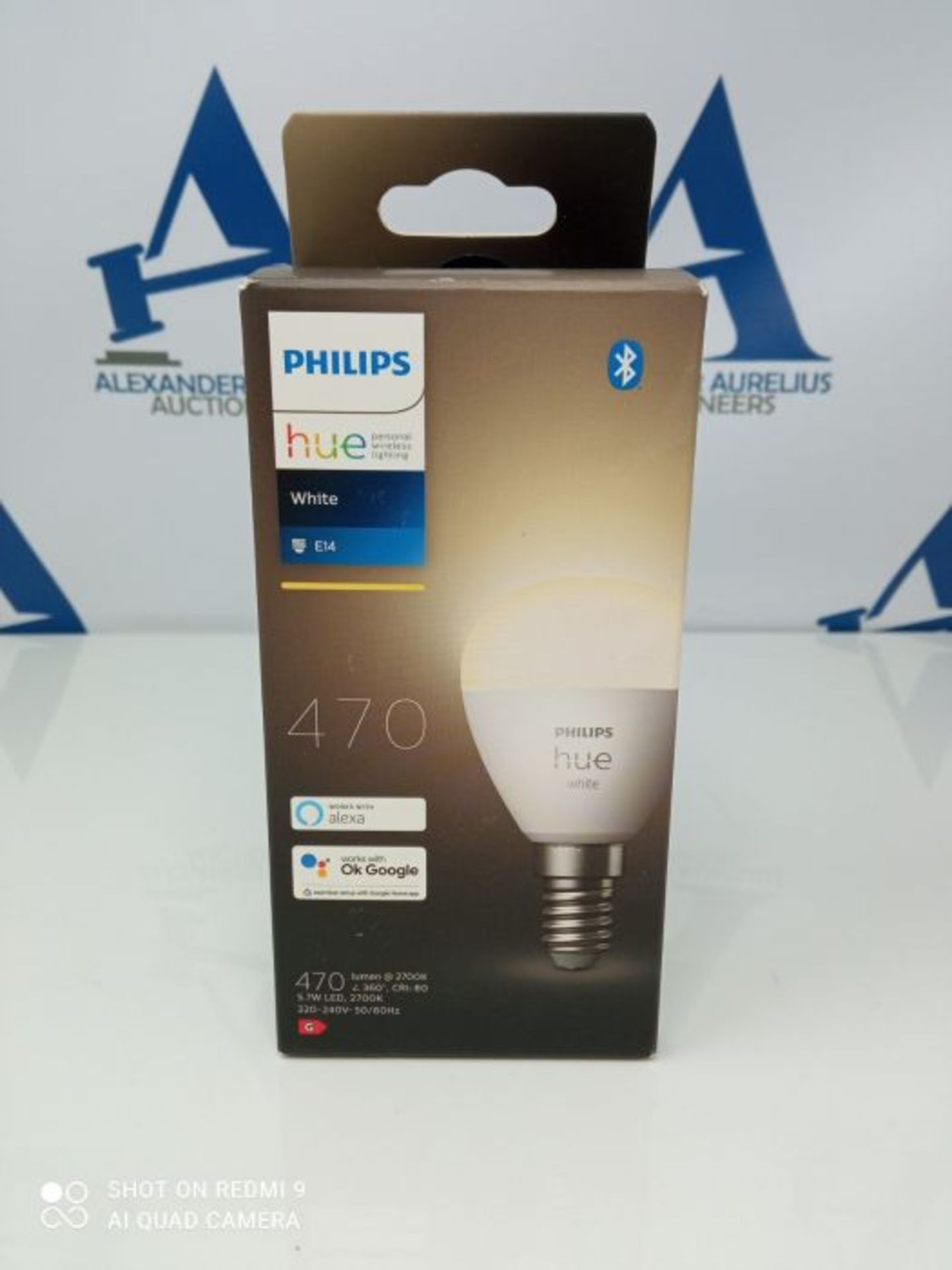 Philips Hue White E14 LED-Tropfen Luster, Einzelpack, dimmbar, warmweiÃxes Licht, st - Image 2 of 3