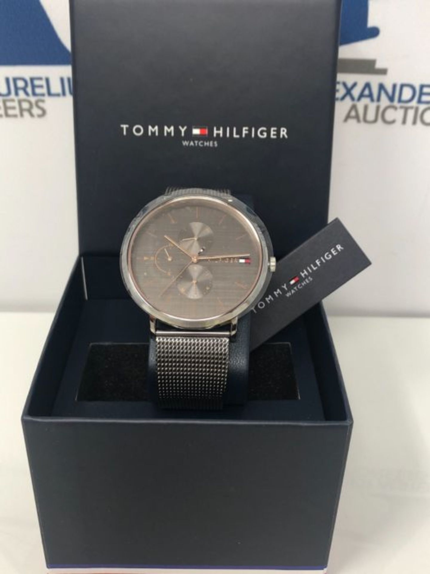 RRP £109.00 Tommy Hilfiger Damen Multi Zifferblatt Quarz Uhr mit Edelstahl Armband 1781945 - Image 2 of 3