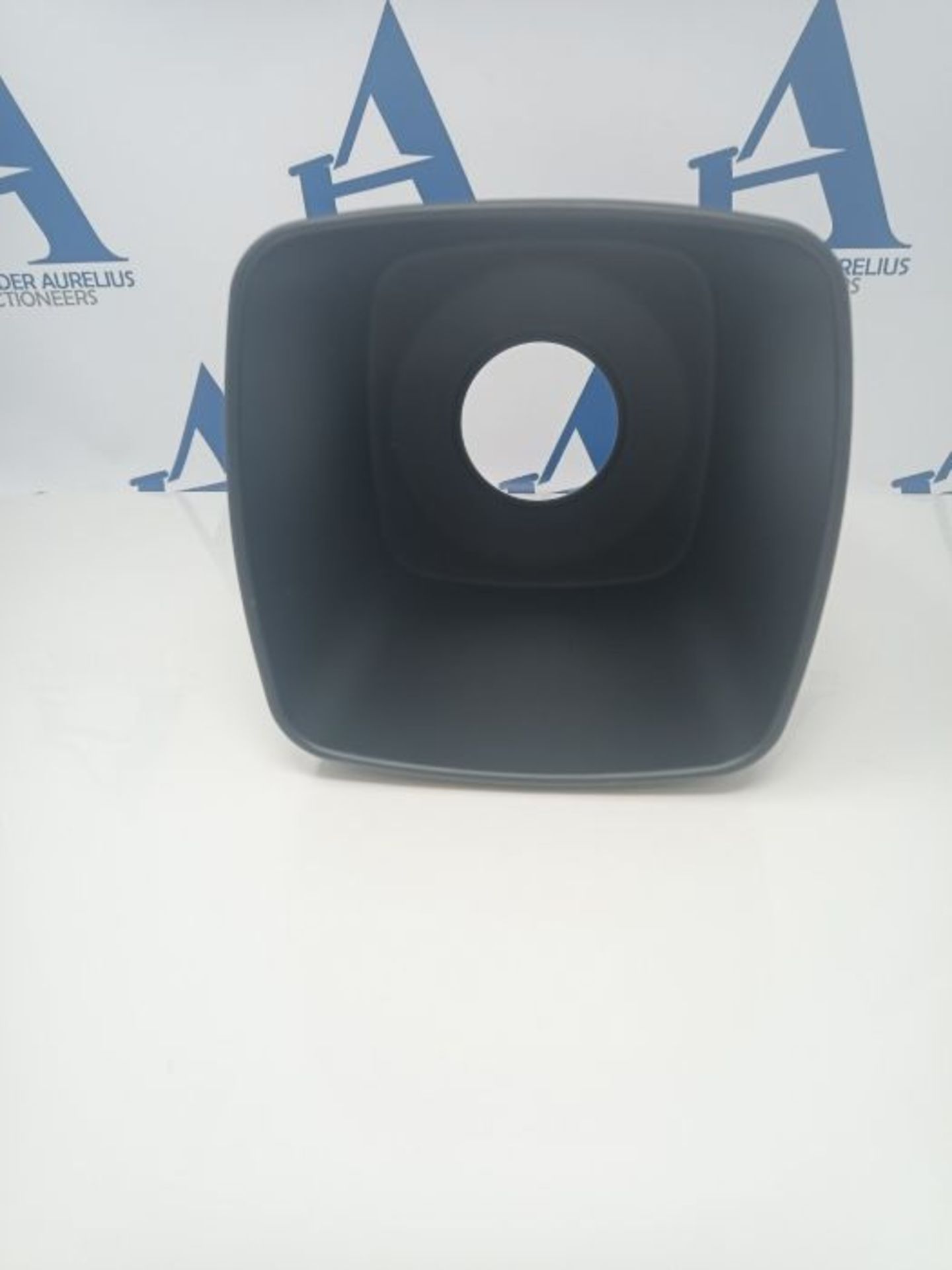 iDesign Austin Scatola porta fazzoletti, Dispenser salviette cubico in metallo, nero o - Image 3 of 3
