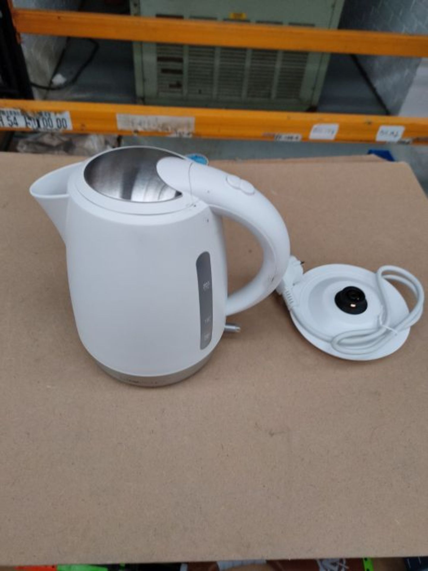 Clatronic WK 3691 electric kettle 1.7 L White 2200 W WK 3691, 1.7 L, 2200 W, White, Pl - Image 3 of 3