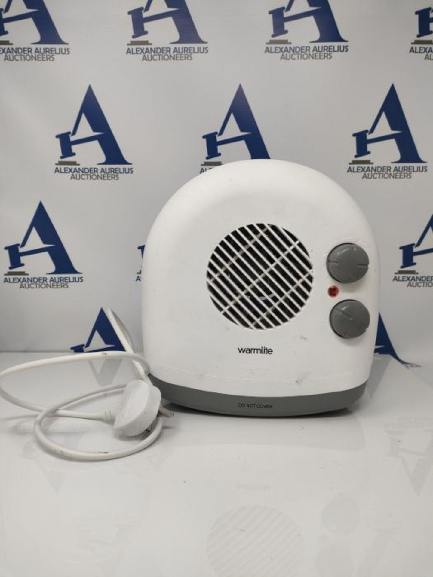 Warmlite WL44004 2000W Portable Flat Fan Heater with 2 Heat Settings and Overheat Prot - Image 2 of 2