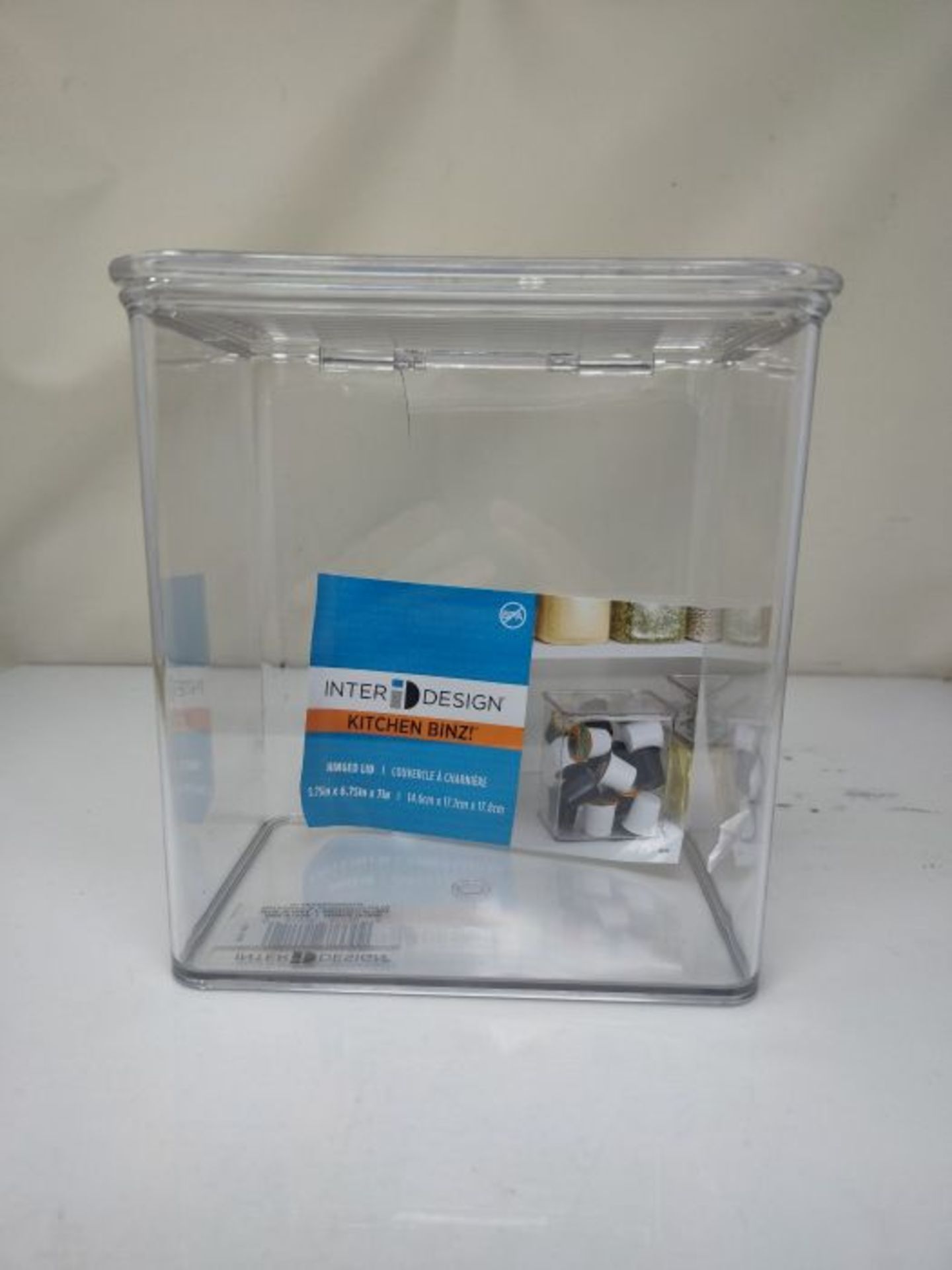 iDesign 67330 Cabinet/Kitchen Binz Stackable Kitchen Storage Container, Large Plastic - Image 2 of 2