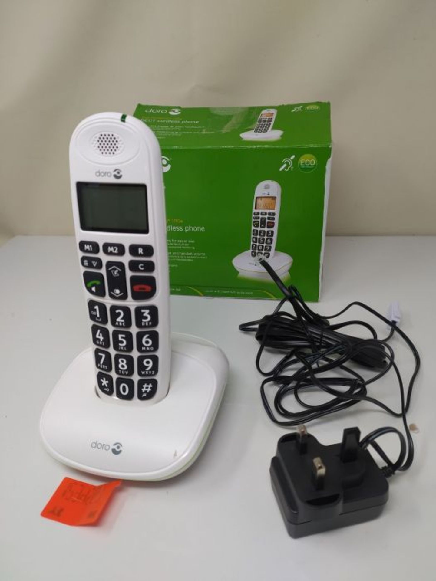 Doro PhoneEasy 100W DECT Cordless Phone with Amplified Sound and Big Buttons (Single S - Image 2 of 2