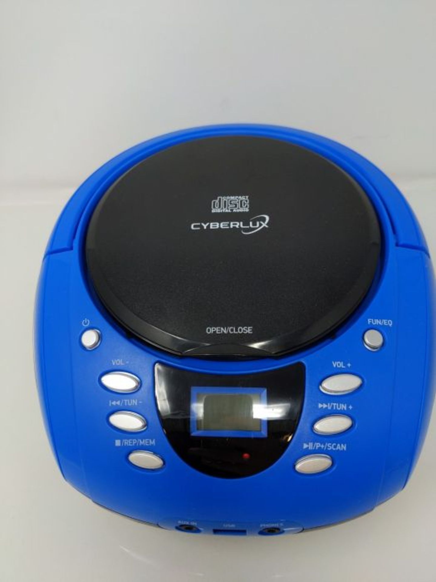 Tragbare Boombox | CD/CD-R | USB | FM Radio | AUX-In | Kopfhöreranschluss | CD-Player - Image 3 of 3