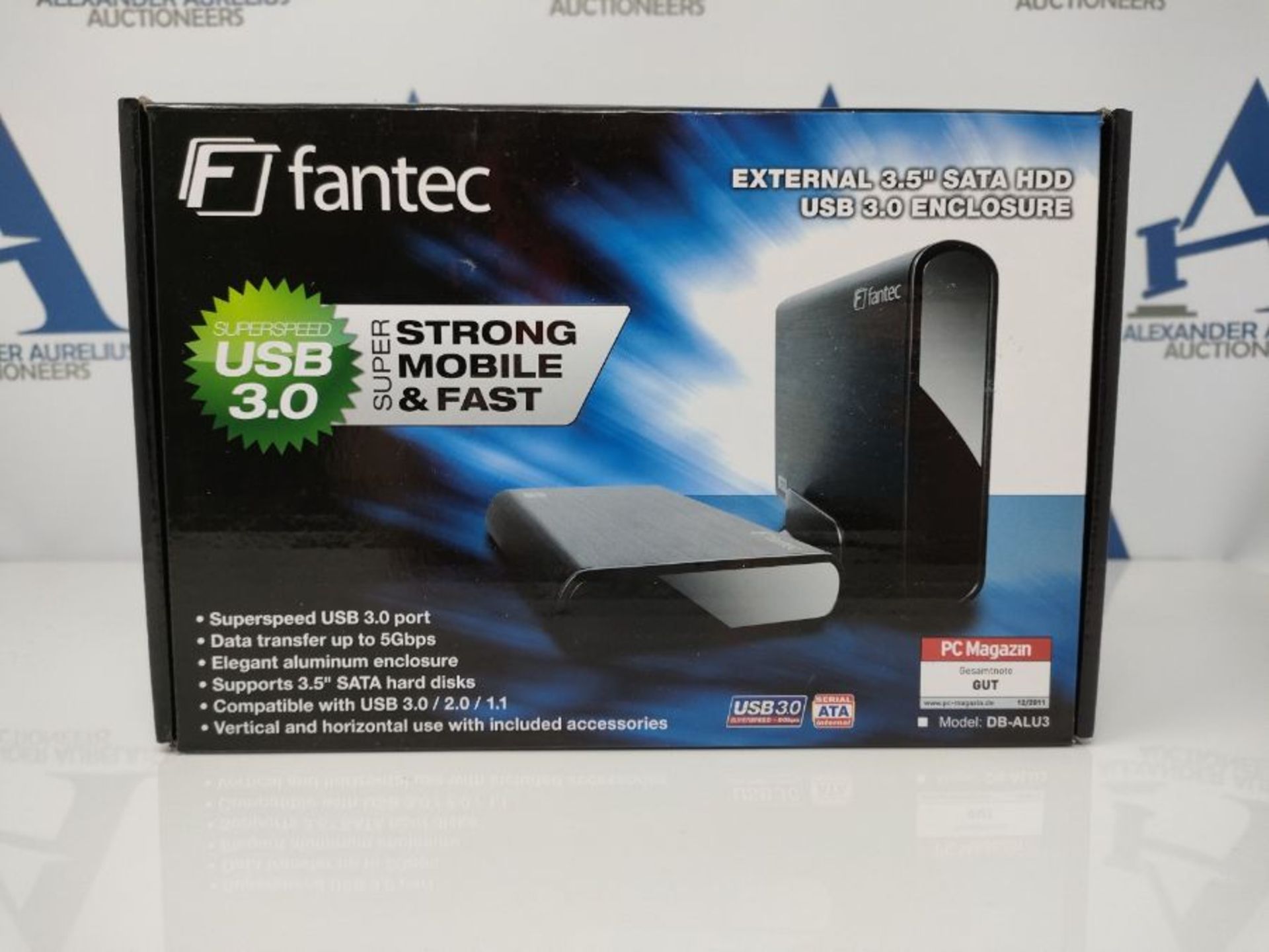 FANTEC DB-ALU3 Externes Festplattengehäuse (für den Einbau einer 8,89 cm (3,5 Zoll) - Image 2 of 3