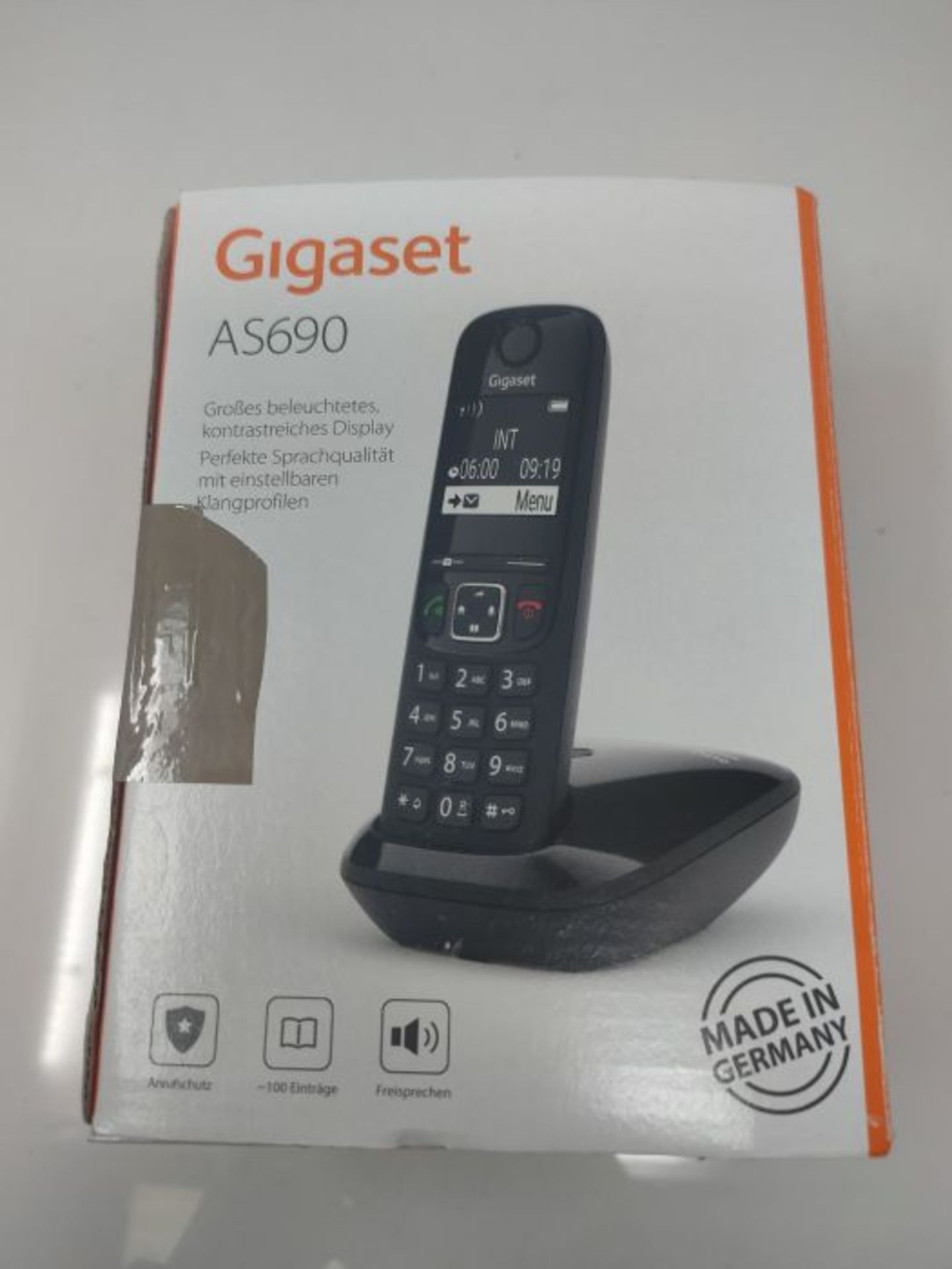 Gigaset AS690 - Schnurloses Telefon - groÃxes, kontrastreiches Display - brillante A