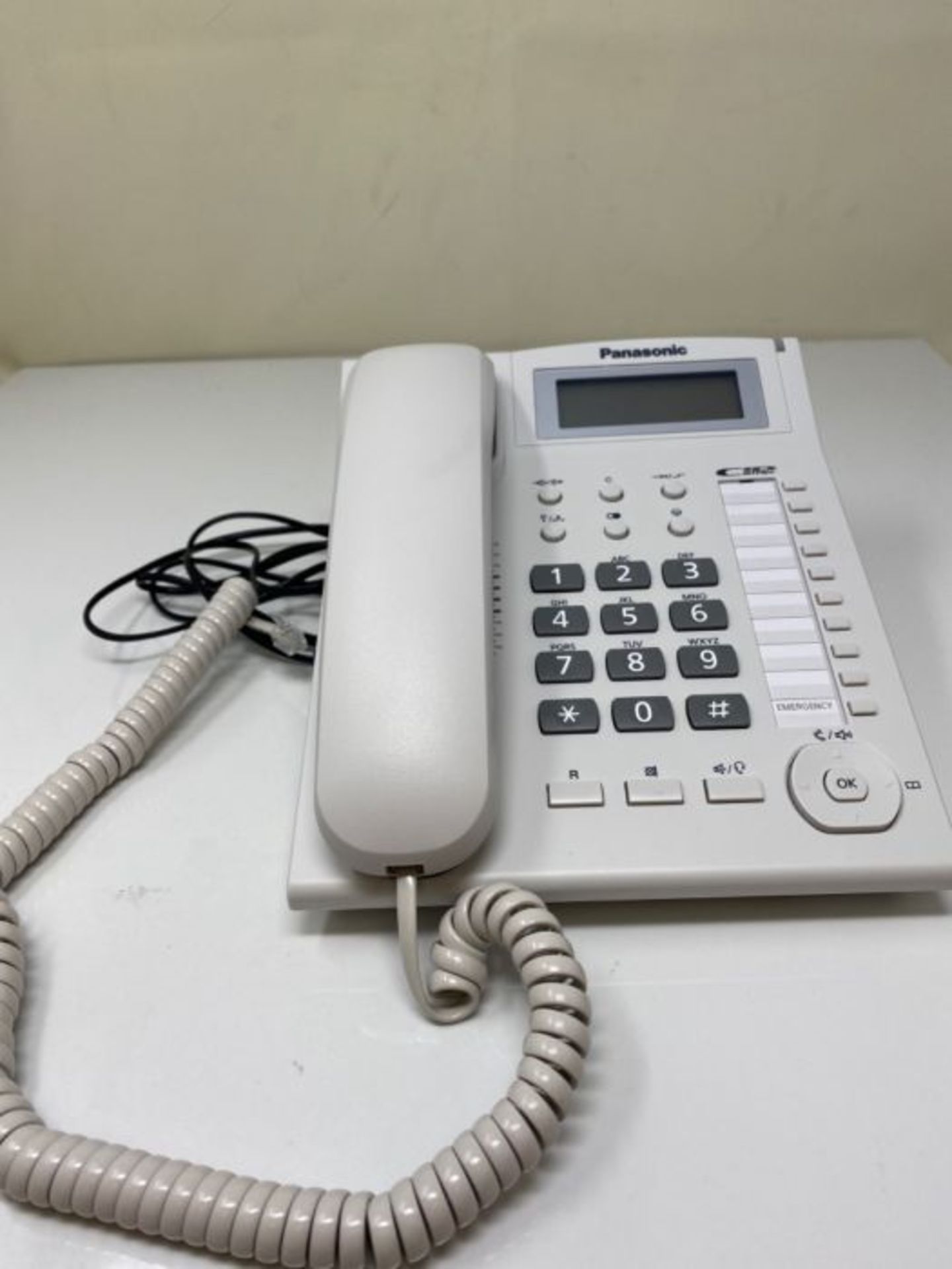 Panasonic KX-TS880EXW Telefono domestico, Bianco - Image 3 of 3