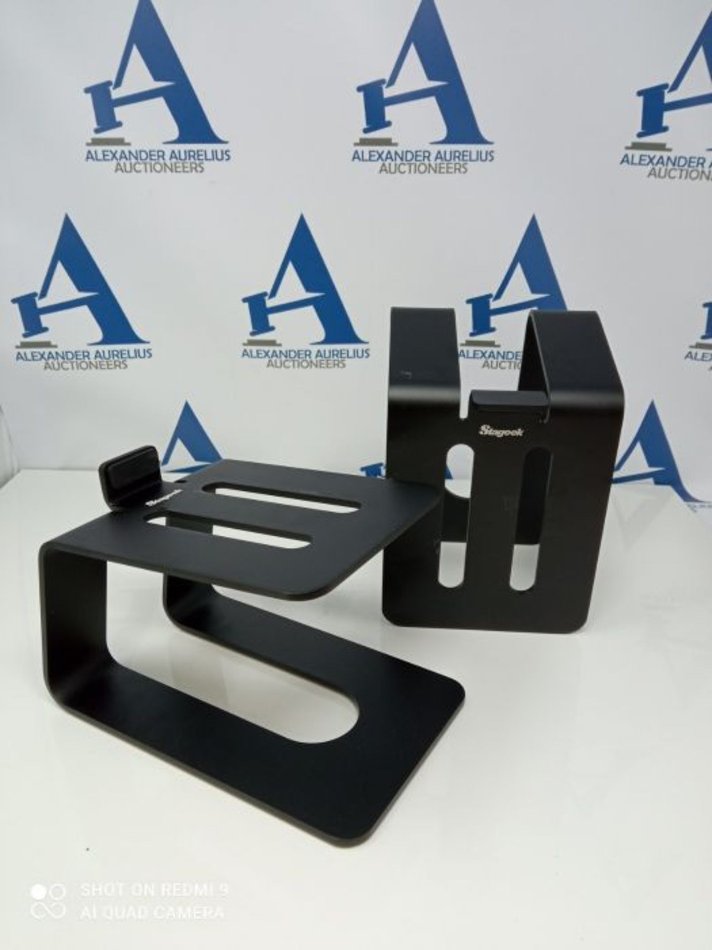 Stageek Stand per Diffusori da Desktop, Coppia Di Supporti Per Diffusori in Alluminio, - Image 2 of 2