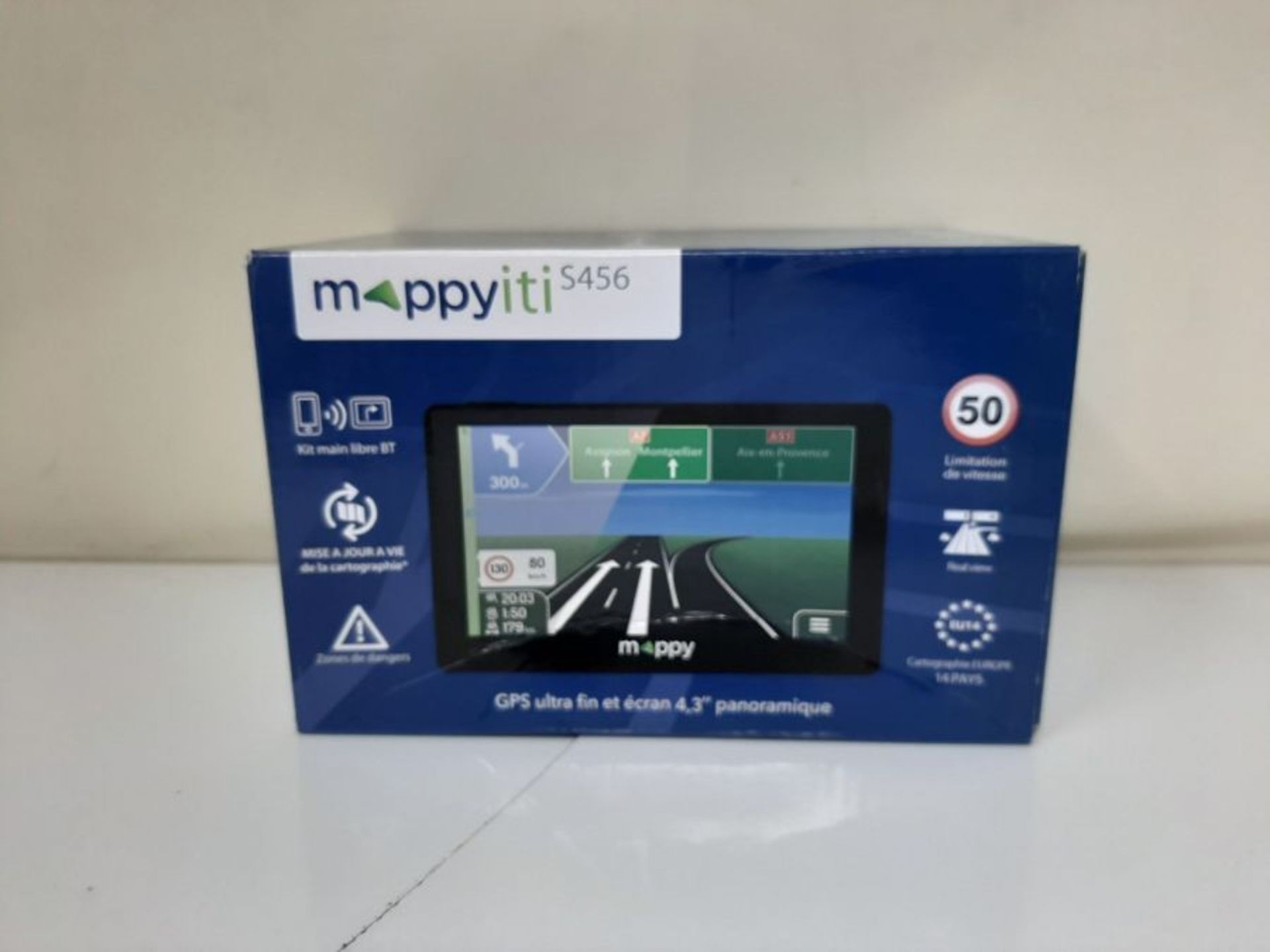 RRP £70.00 MAPPY GPS ITI S456 (Ã0 cran : 4, 3 Pouces - 15 pays - Mise Ã Â  jour Gratuite ju - Image 2 of 3