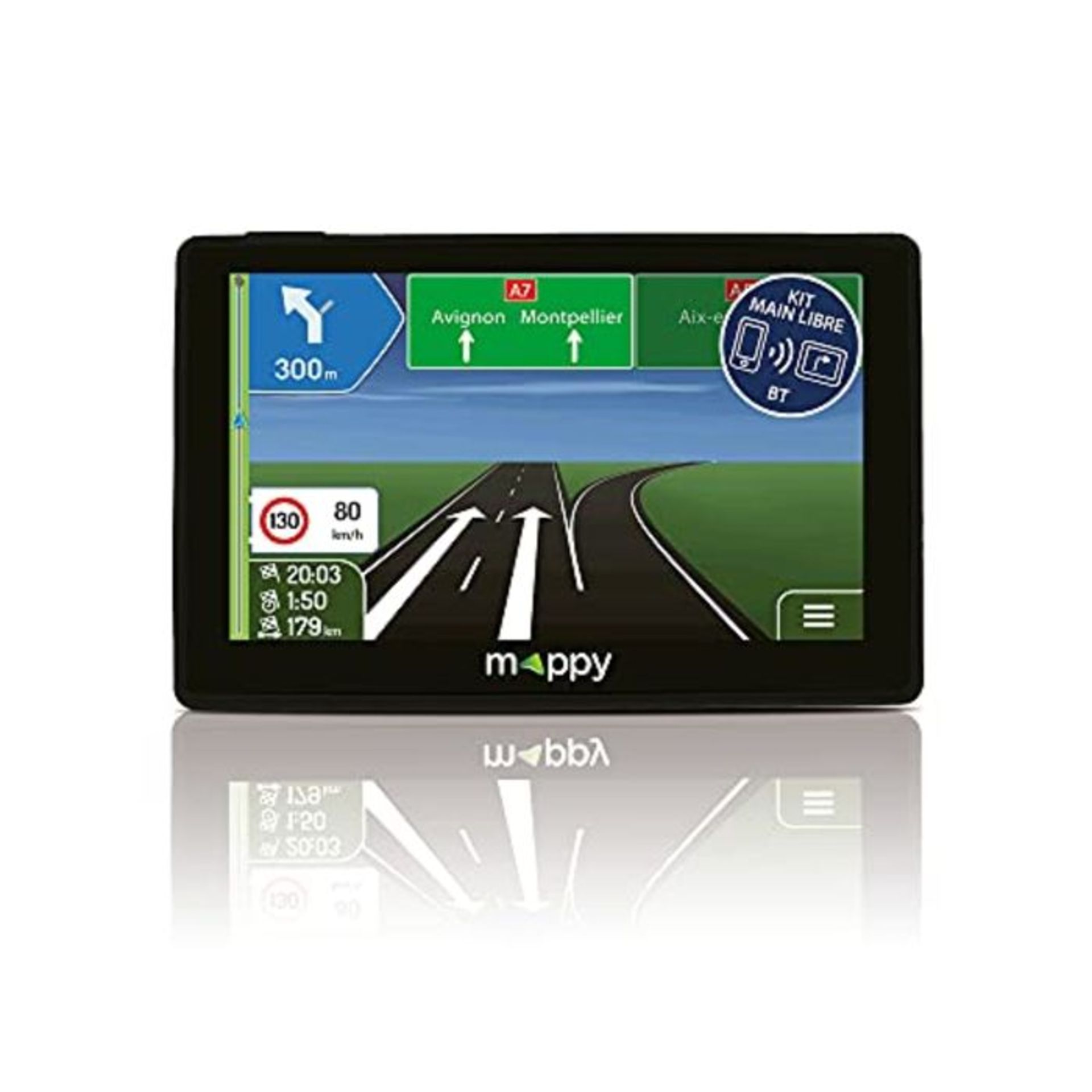 RRP £70.00 MAPPY GPS ITI S456 (Ã0 cran : 4, 3 Pouces - 15 pays - Mise Ã Â  jour Gratuite ju