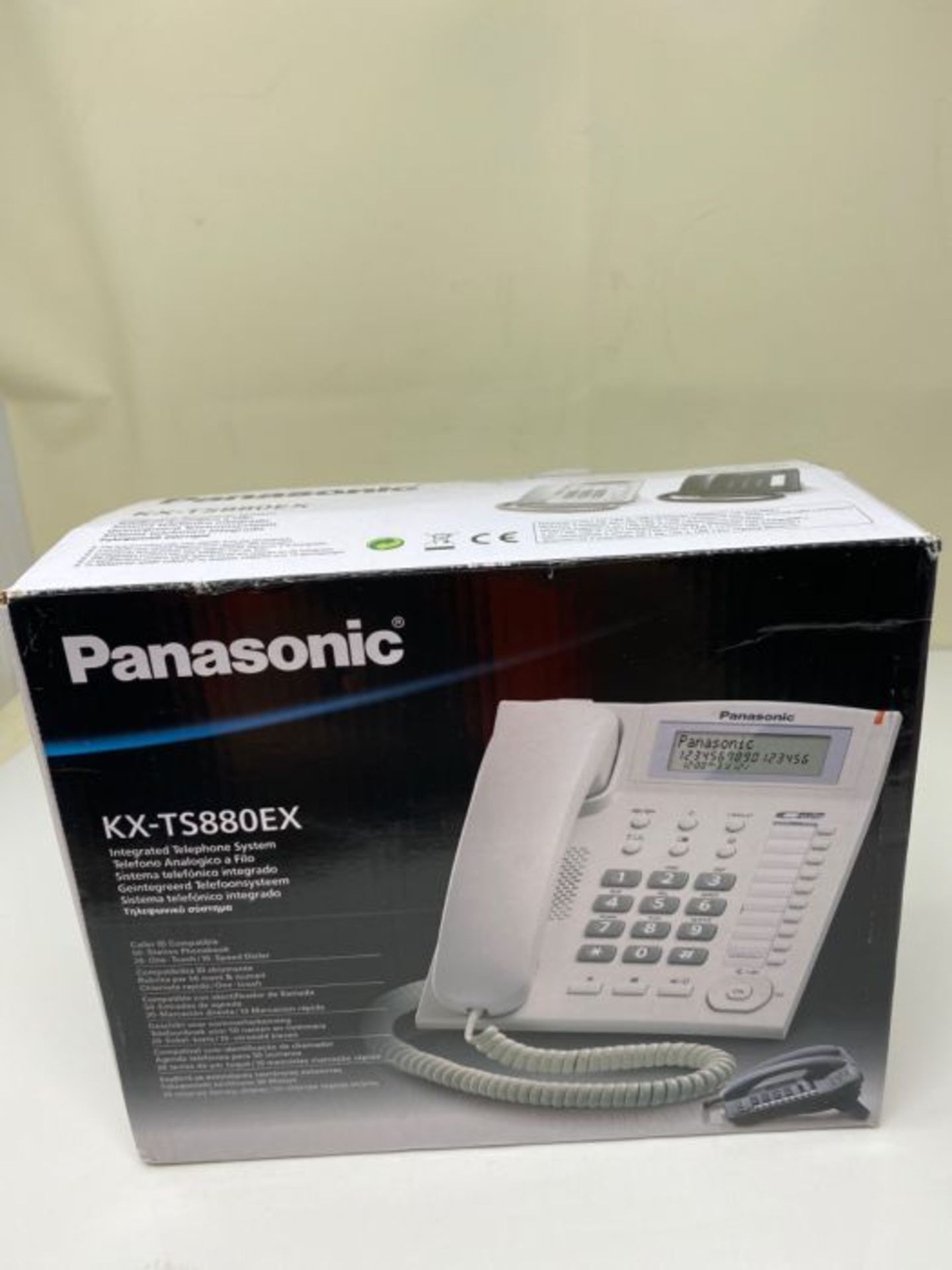 Panasonic KX-TS880EXW Telefono domestico, Bianco - Image 2 of 3