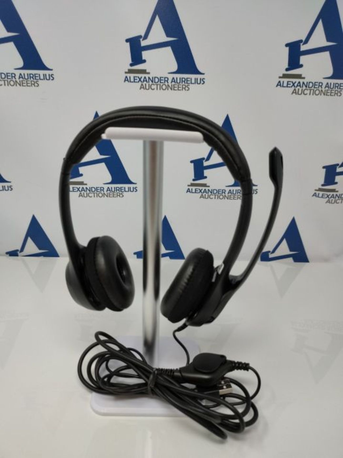 Logitech H390 Wired Headset, Stereo Headphones with Noise-Cancelling Microphone, USB, - Image 3 of 3