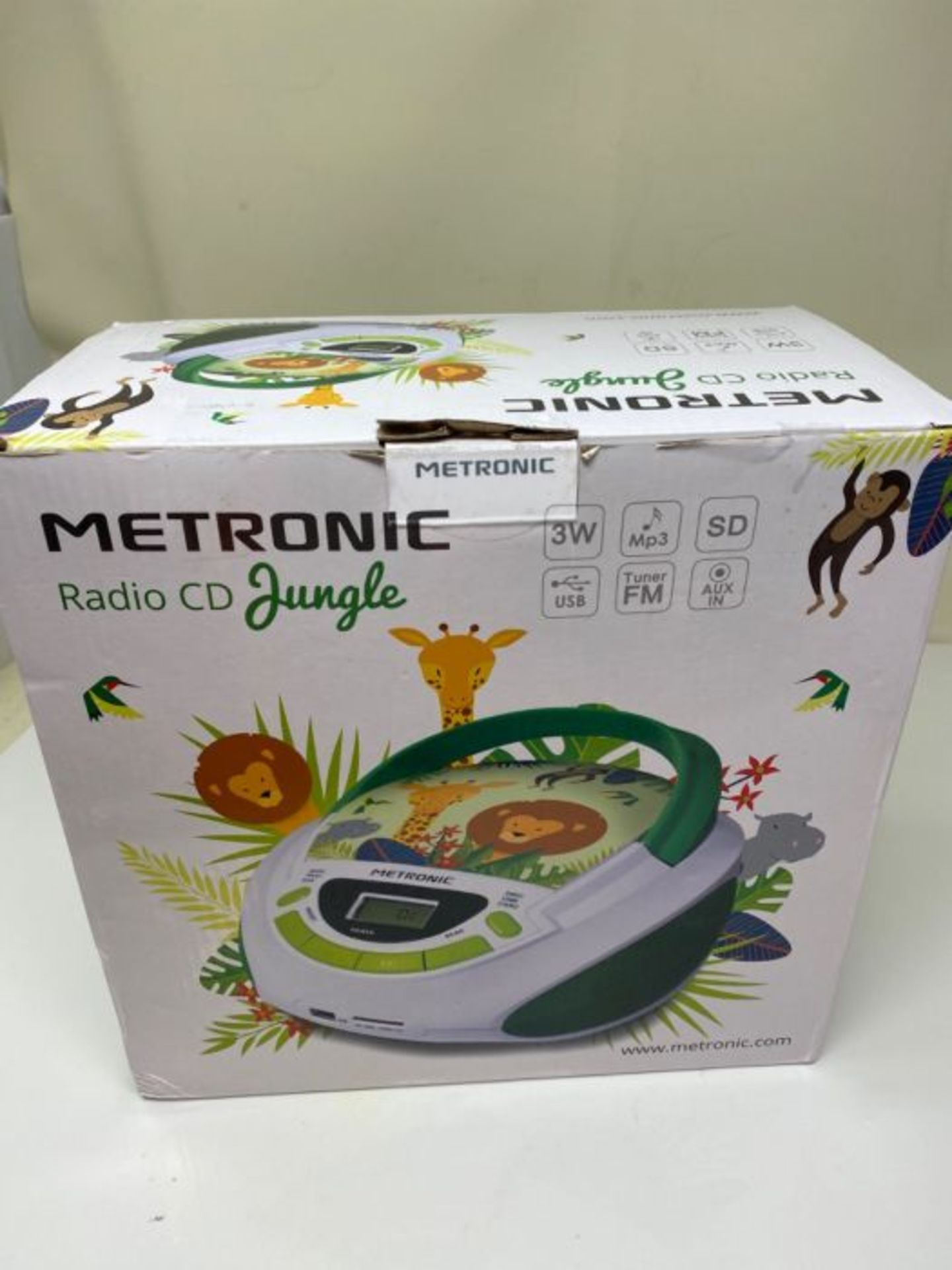 Metronic CD / MP3 Radio green/white - Image 2 of 3