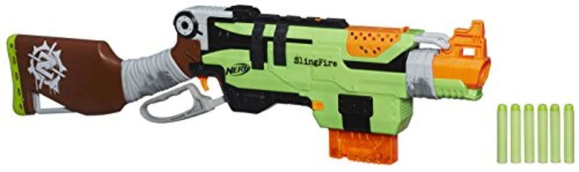 Hasbro Nerf A6563EU4 - Zombie Strike Slingfire, Spielzeugblaster