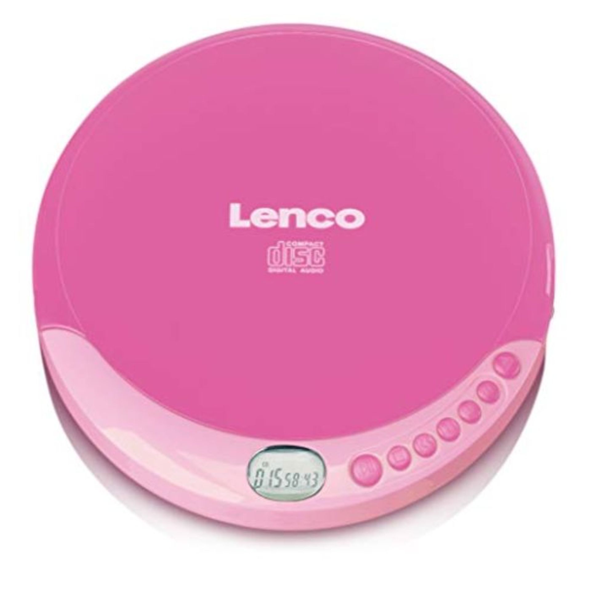 Lenco CD-011 - Portable CD Player Walkman - Diskman - CD Walkman - with Headphones and