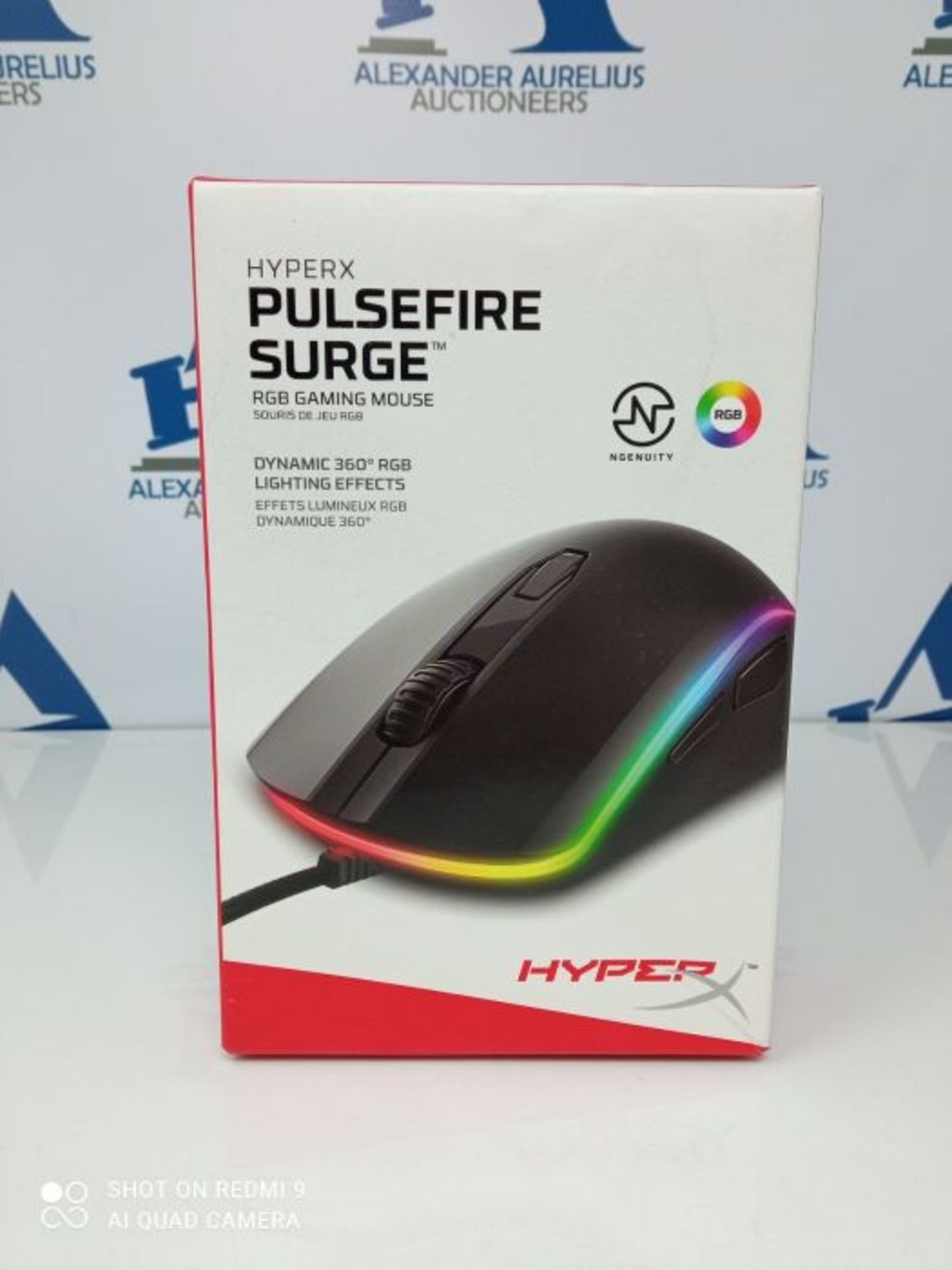 RRP £59.00 HyperX HX-MC002B Pulsefire Surge - RGB Gaming Mouse - Image 2 of 3