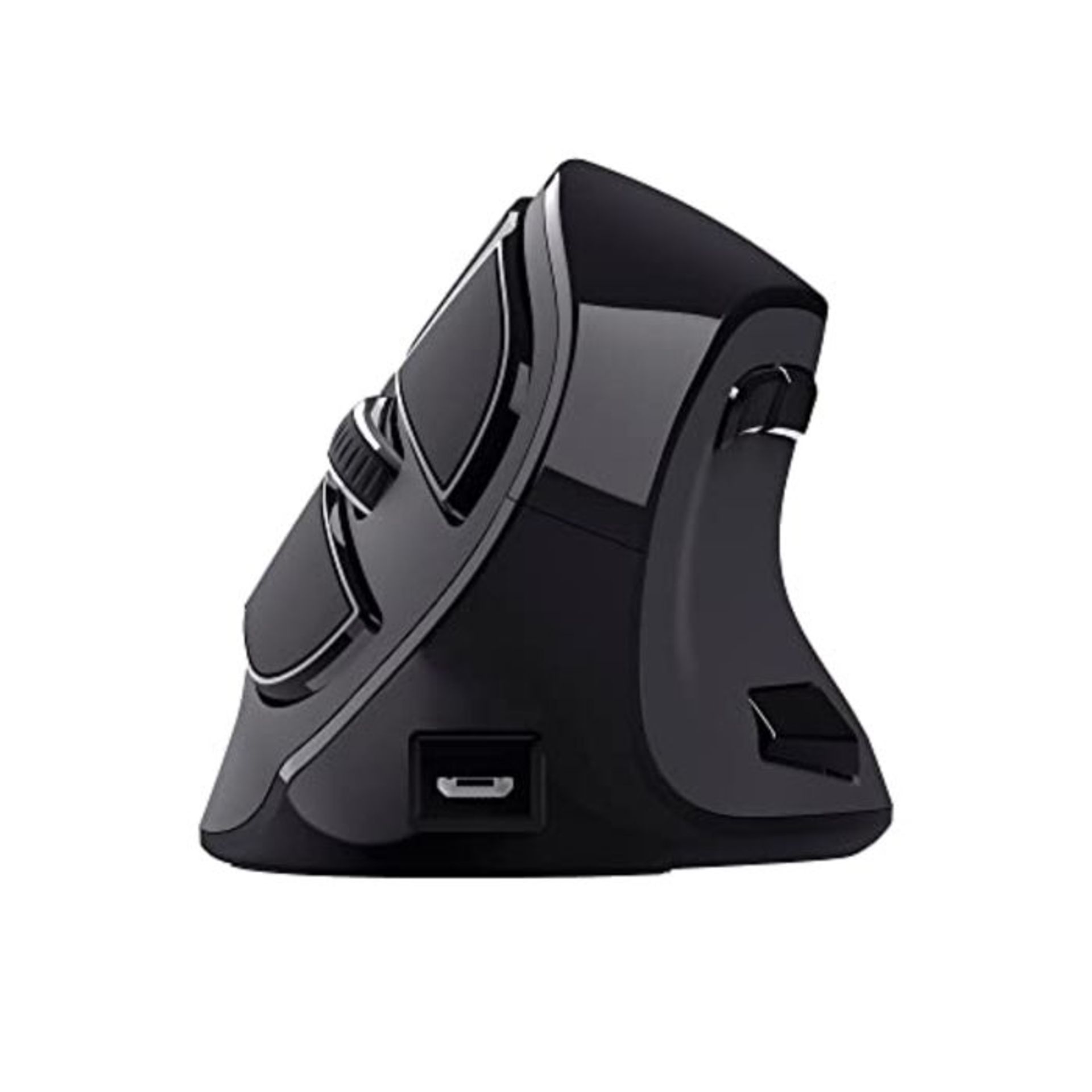Trust Voxx Vertical Ergonomic Mouse, Rechargeable Wireless Mouse, Bluetooth or 2.4 GHz