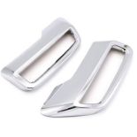 HIGH FLYING ABS Chrome Polished Rear Exhaust Muffler Tip End Pipe Mouldings Stickers 2