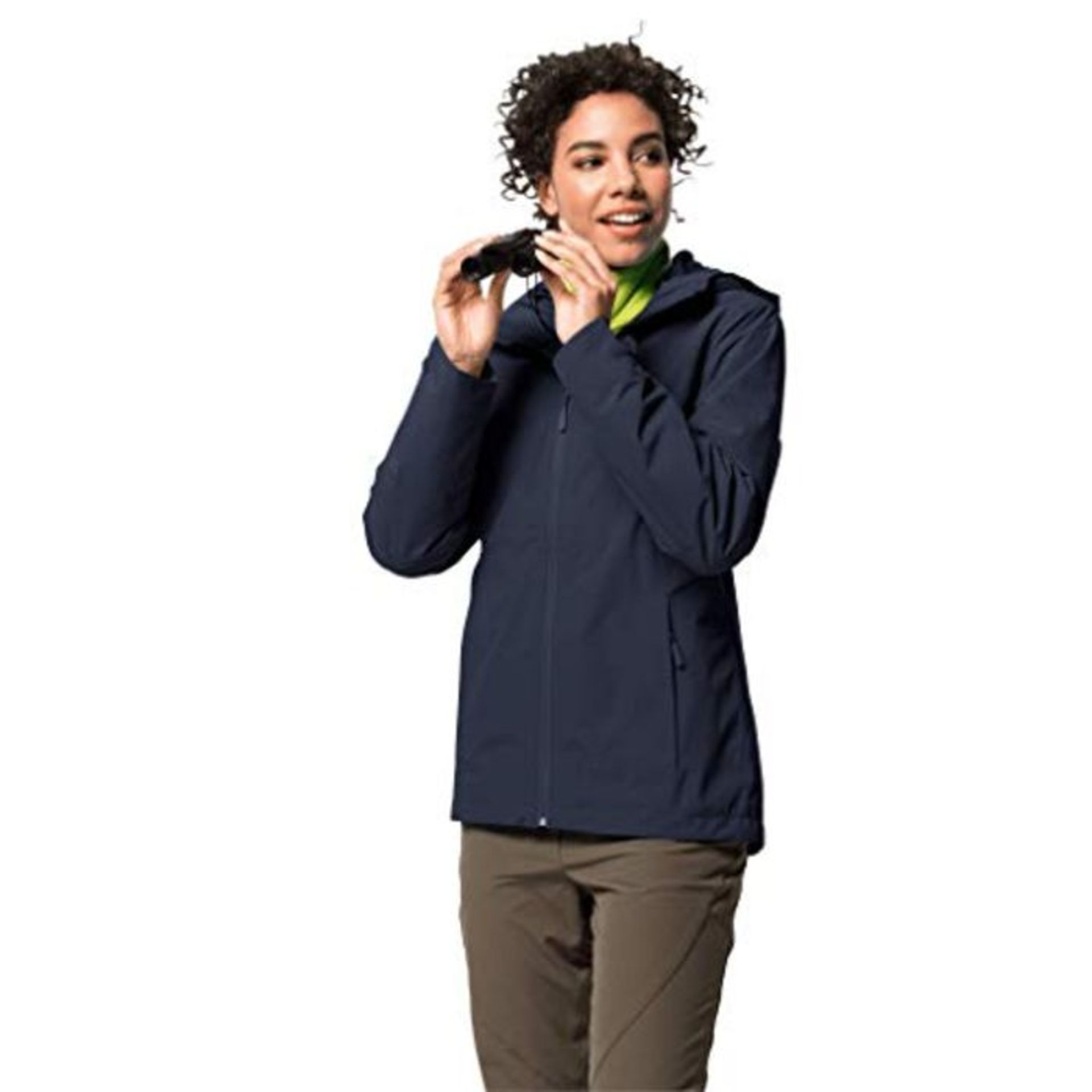 RRP £152.00 Jack Wolfskin Damen Norrland 3In1 Jacke, midnight blue, 4, 1110911, L