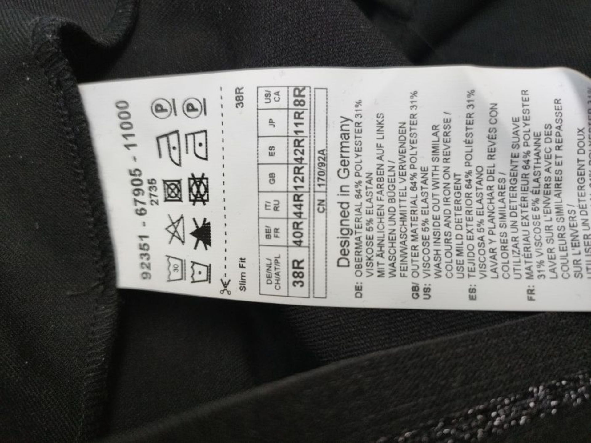 GERRY WEBER Edition Damen 92351-67905 Hose, Schwarz (Schwarz 11000), W(Herstellergrö? - Image 3 of 3