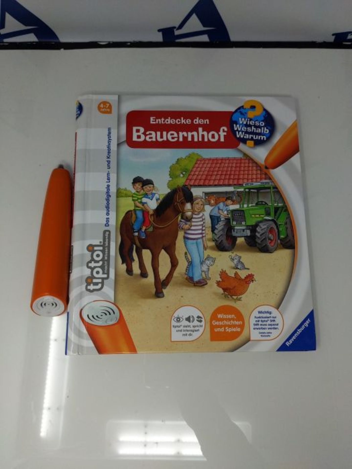 Ravensburger tiptoi Starter-Set 00804: Stift und Bauernhof-Buch - Lernsystem für Kind - Image 2 of 2
