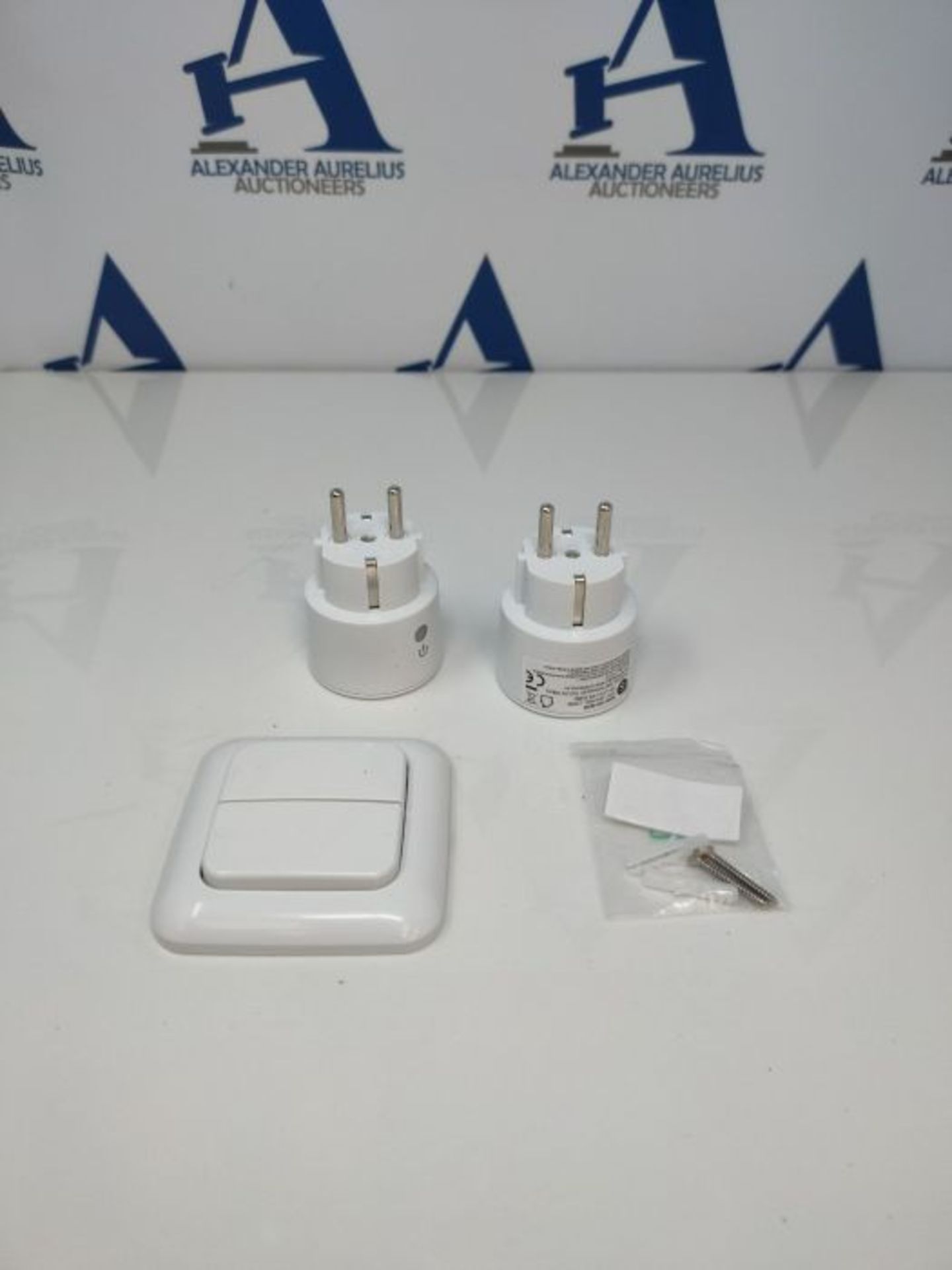Smartwares SH4-99575 Indoor-Steckdosenschalterset mit Doppellichtschalter  Plug & C - Image 2 of 2