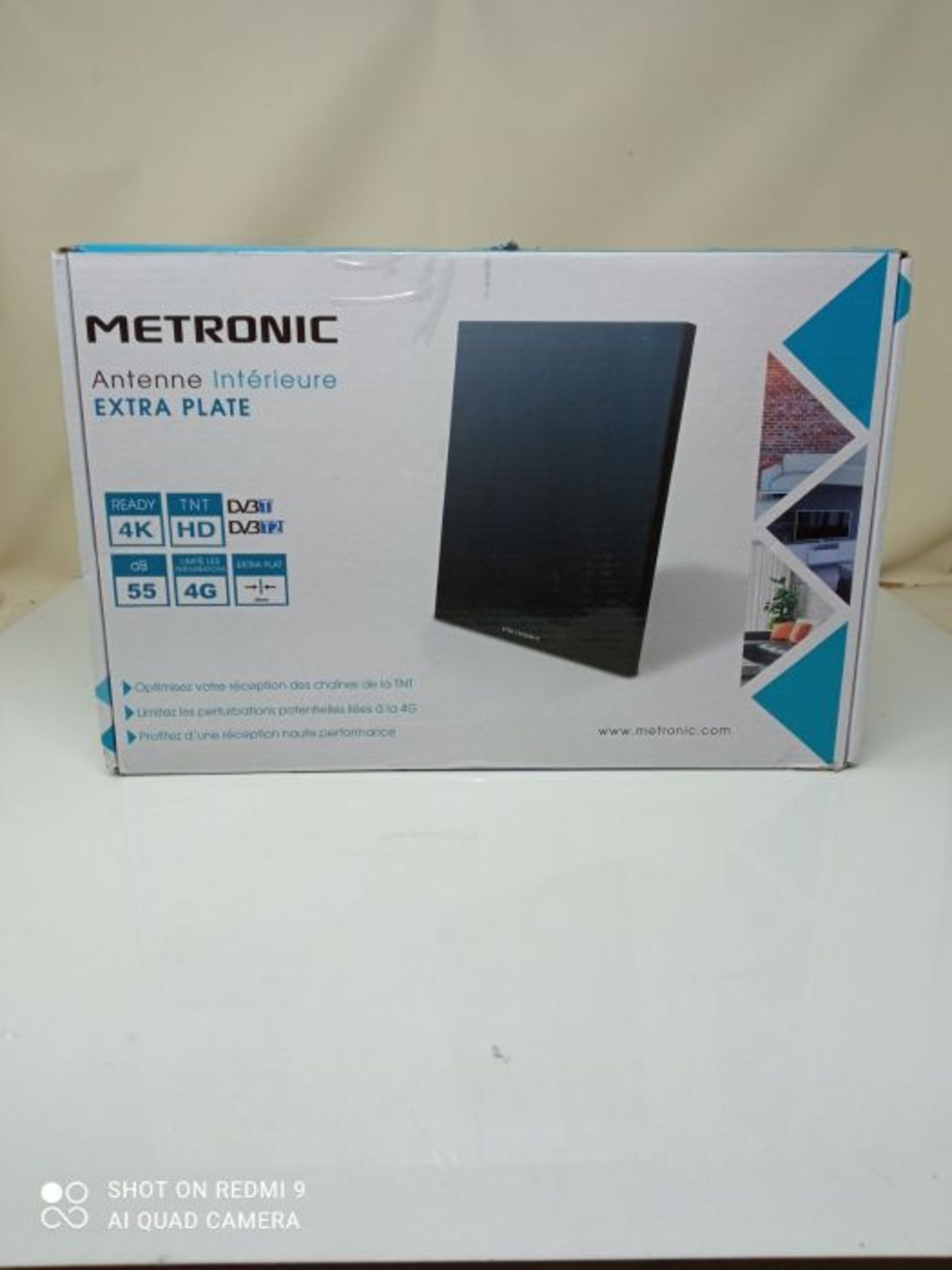 Metronic 416975 Slim Low Profile High Resolution HDTV Indoor Antenna, Black - Image 2 of 3