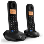 BT Everyday Cordless Home Phone with Basic Call Blocking, Twin Handset Pack, Black