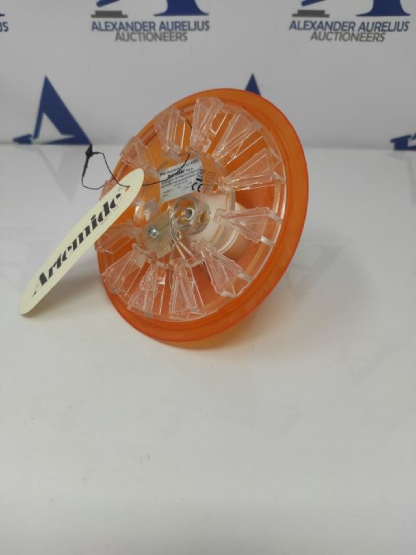 Artemide- Teti Wandleuchte Deckenlampe aus Polycarbonat in orange. Made in Italy A0481 - Image 2 of 2