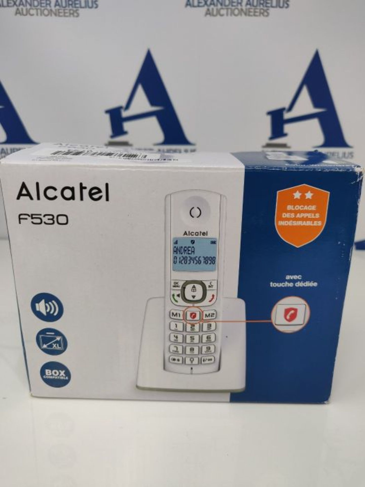 Alcatel F530 Telefono DECT Identificatore di chiamata Grigio, Bianco - Image 2 of 3