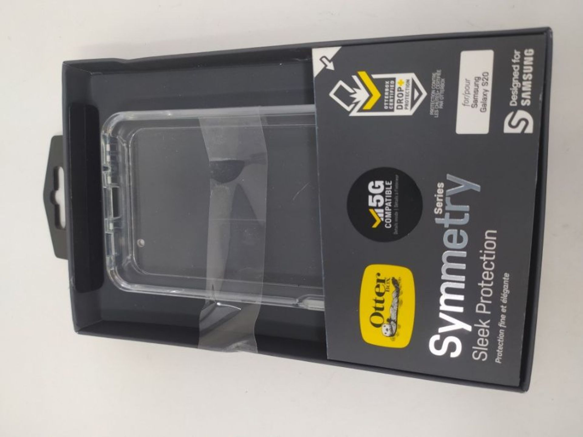 OtterBox Symmetry Clear Series Case for Samsung Galaxy S20, CLEAR CONFIDENCE. MINIMALI - Image 2 of 2