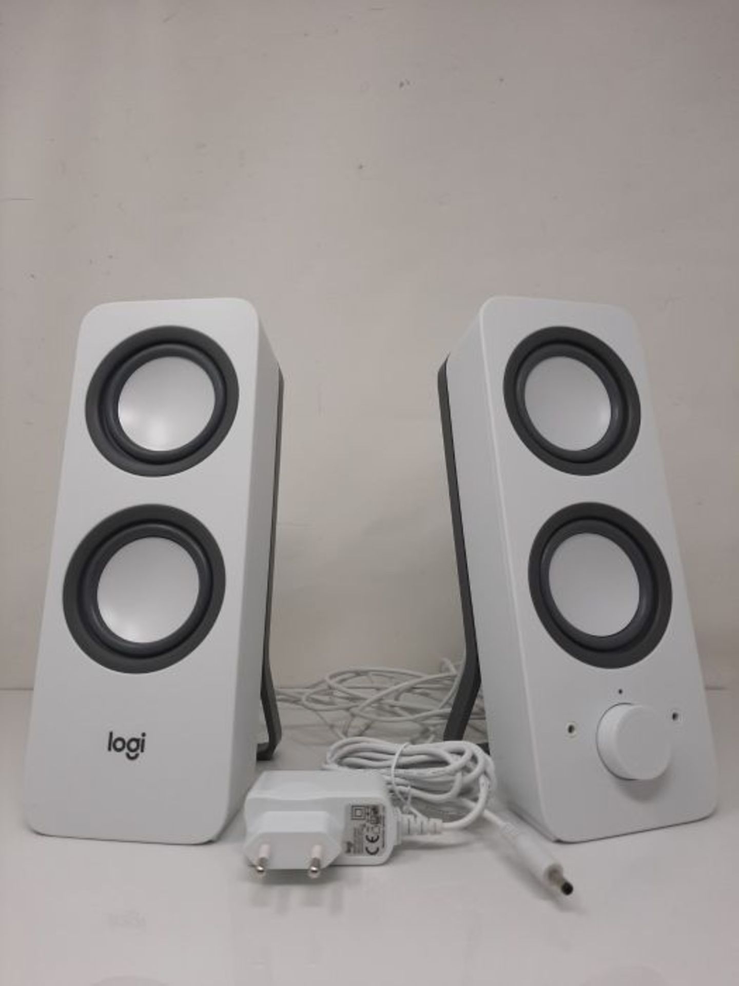 Logitech Z200 PC Speakers, Full Stereo Sound, 10 Watts Peak Power, 2 x 3.5mm Audio Inp - Image 3 of 3