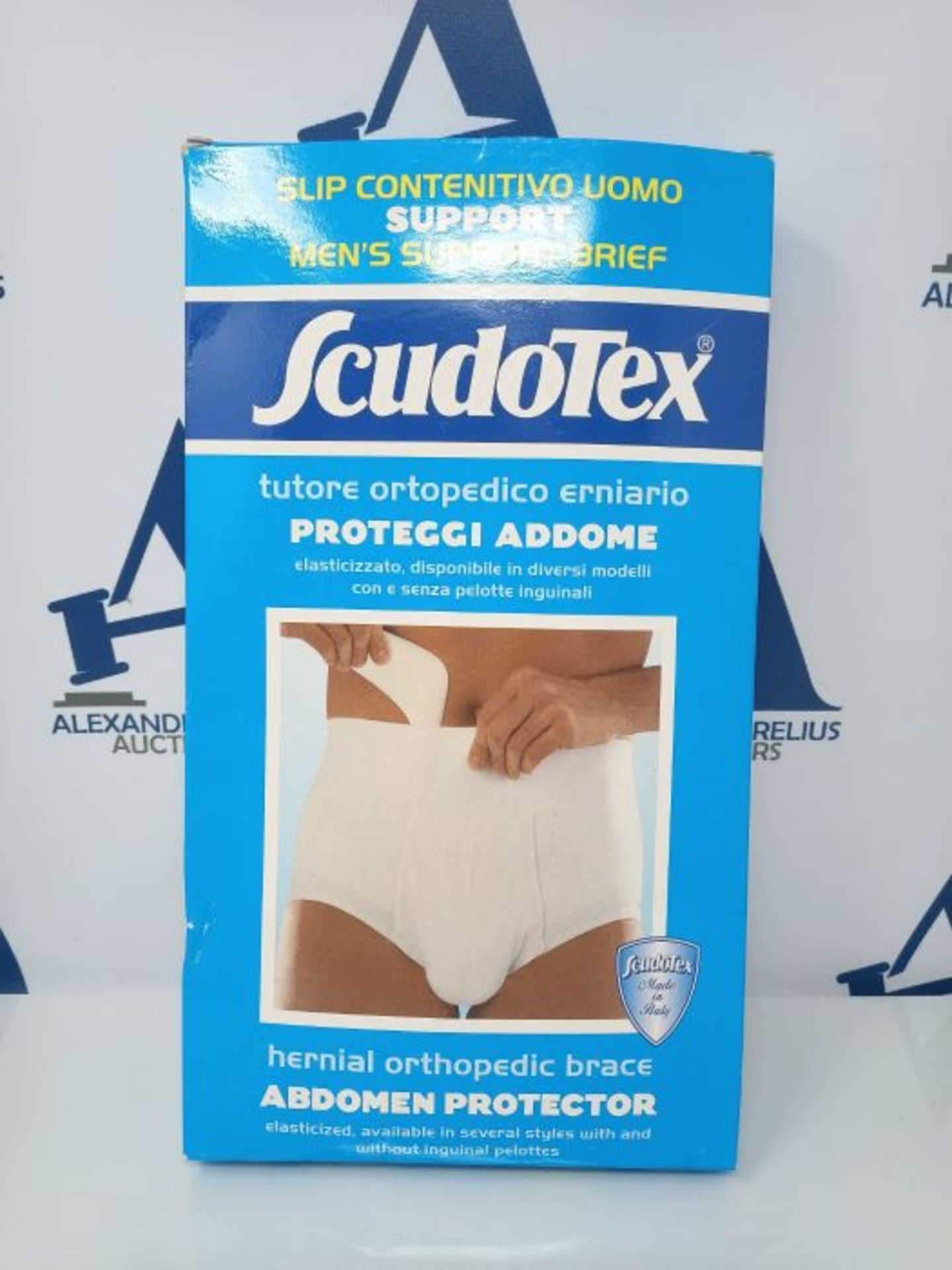 Scudotex Hernia Containment Briefs with Balls High Waist Grey Size 6 - 1 Unit - Image 2 of 3
