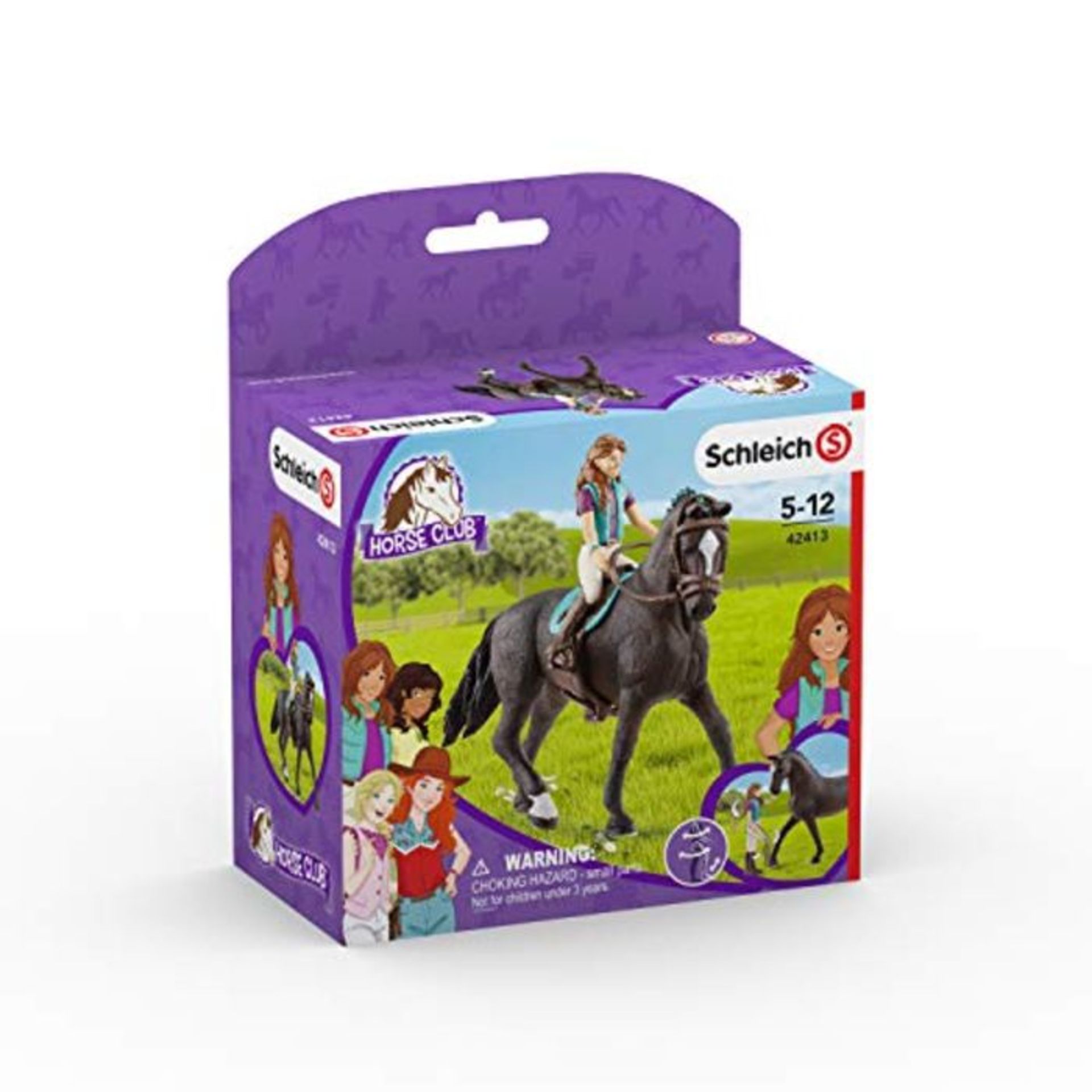 SCHLEICH ENT_552832 Horse Club Lisa and Storm Figure, Multi-Coloured