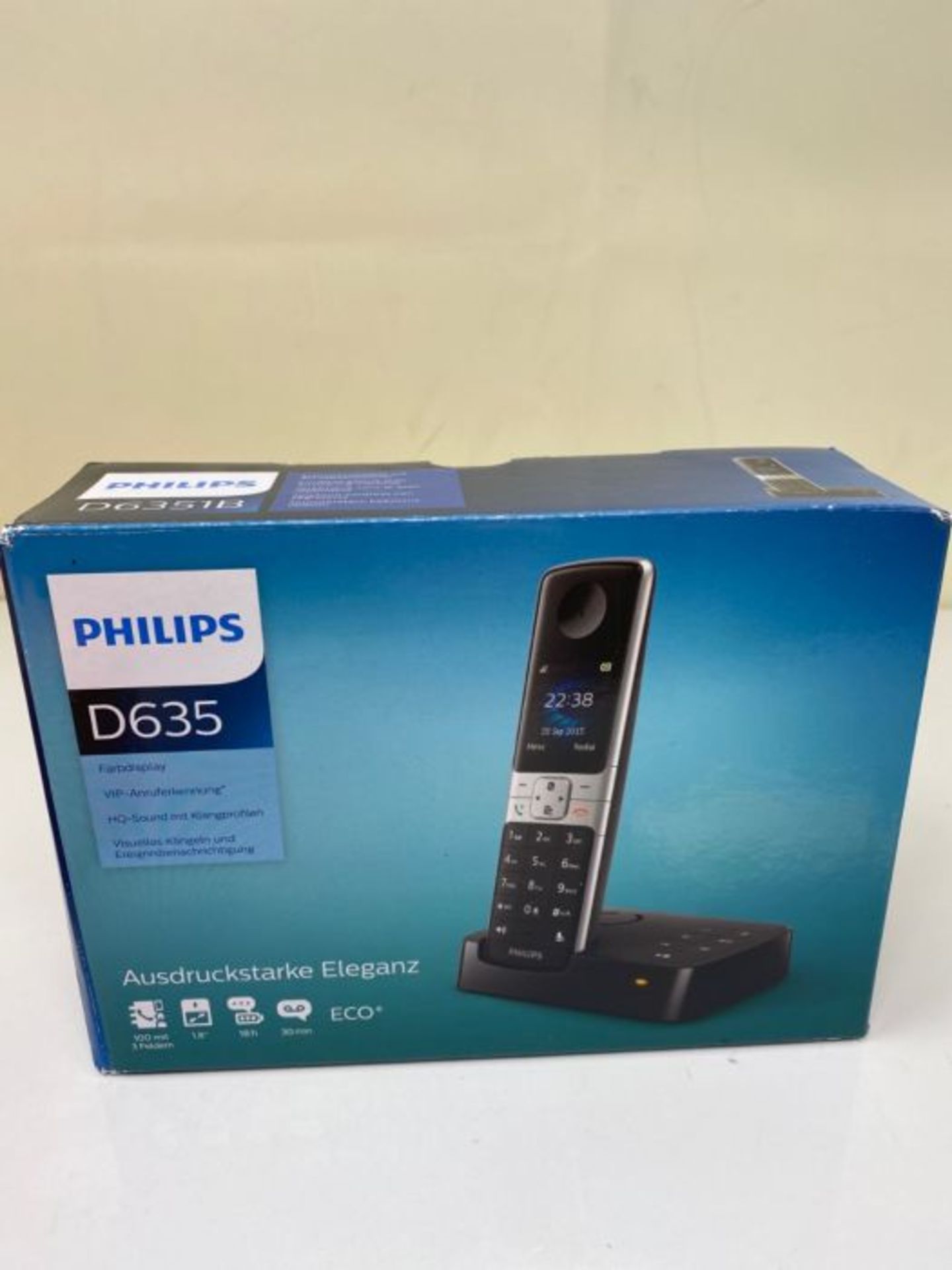 RRP £59.00 Philips XL4951S/38 DECT Schnurlostelefon mit Anrufbeantworter - Image 2 of 3