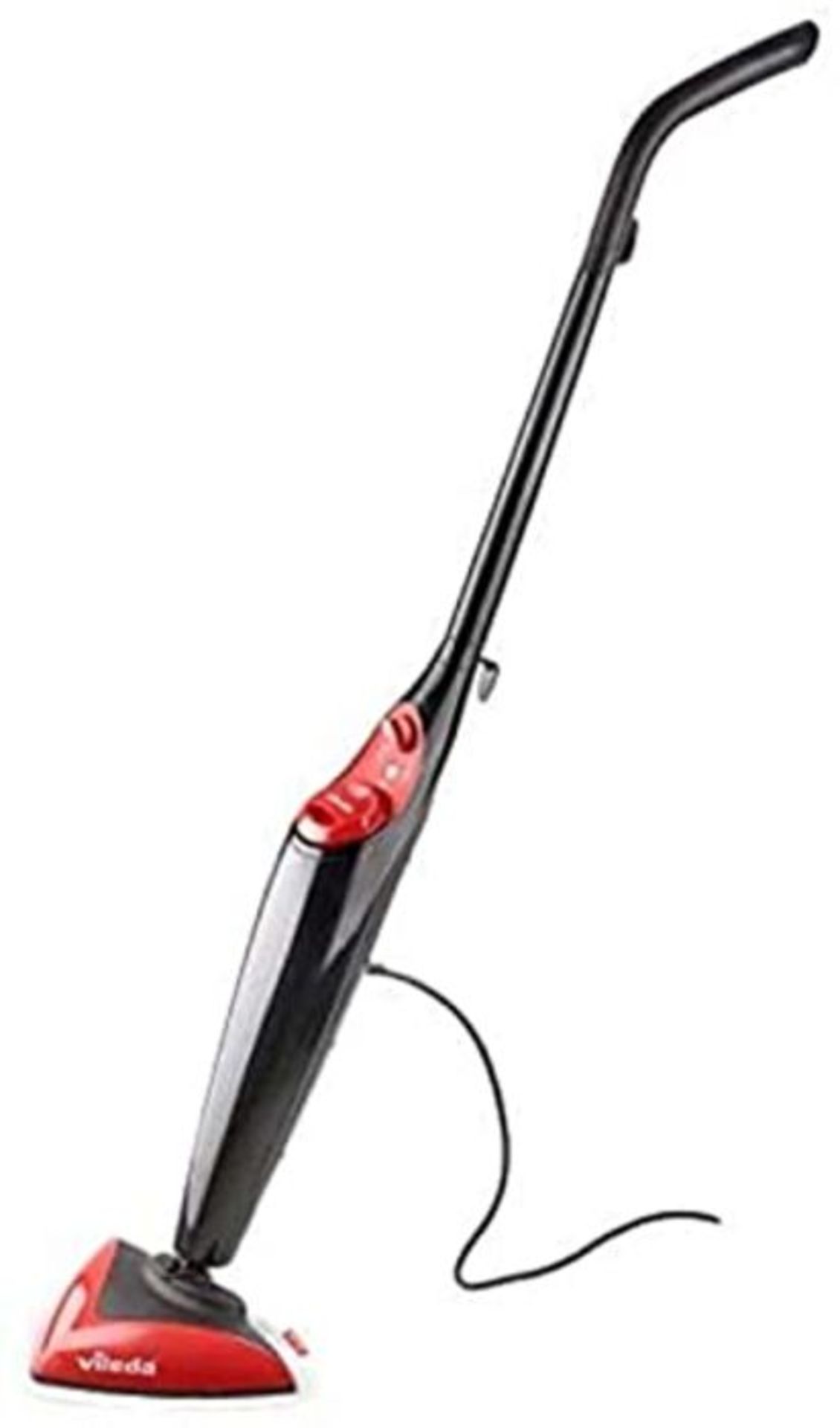 RRP £68.00 Vileda SC-1086 - Steam Mop, Black/Red