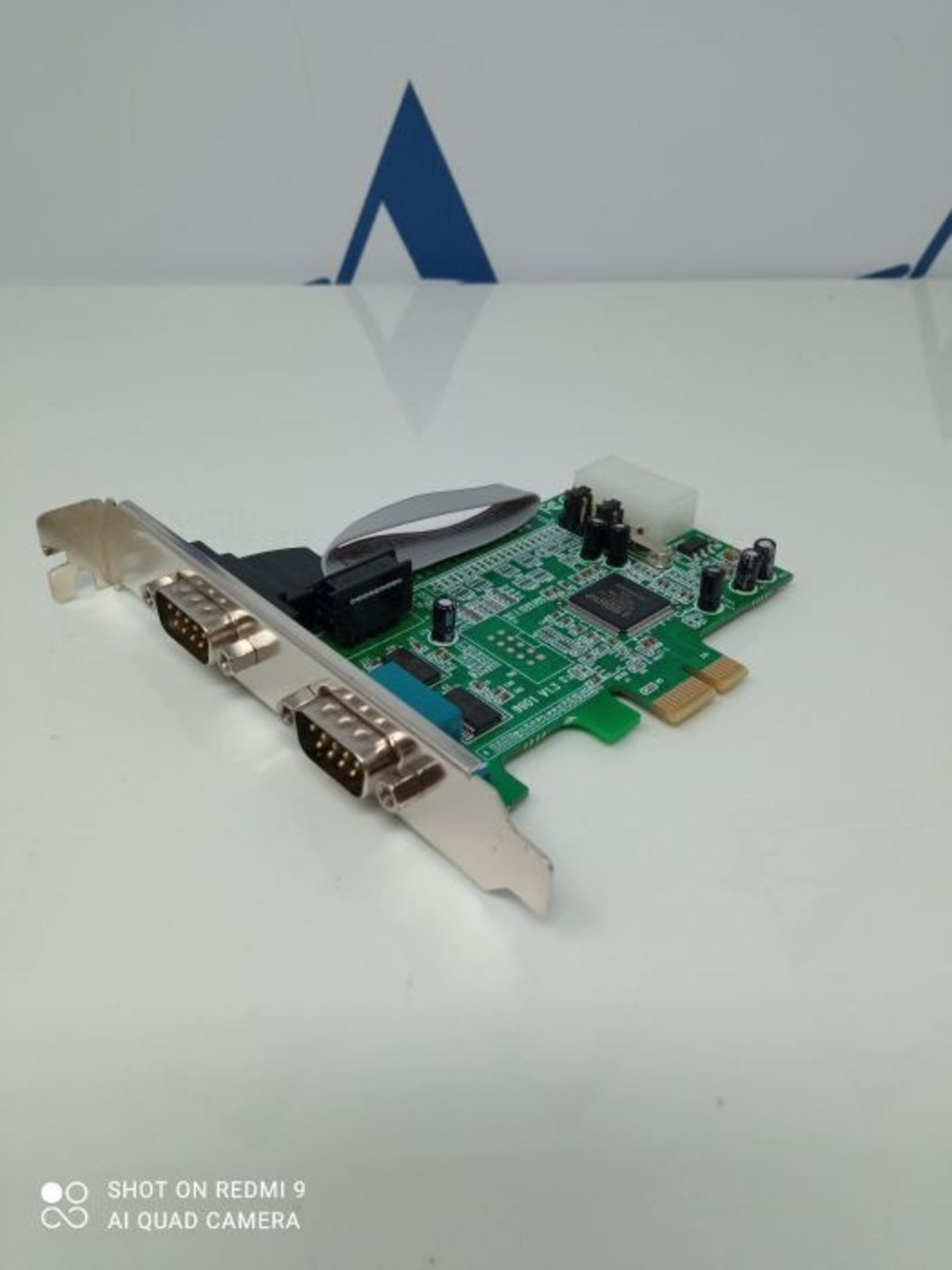 RRP £52.00 StarTech.com PEX2S553 2 Port Native PCIe RS232 Serial Adapter Card with 16550 UART , G - Image 3 of 3