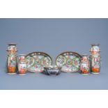 A varied collection of Chinese Canton famille rose porcelain, 19th/20th C.