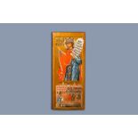 A large Russian icon, 'Solomon the King and Prophet', 19th C.